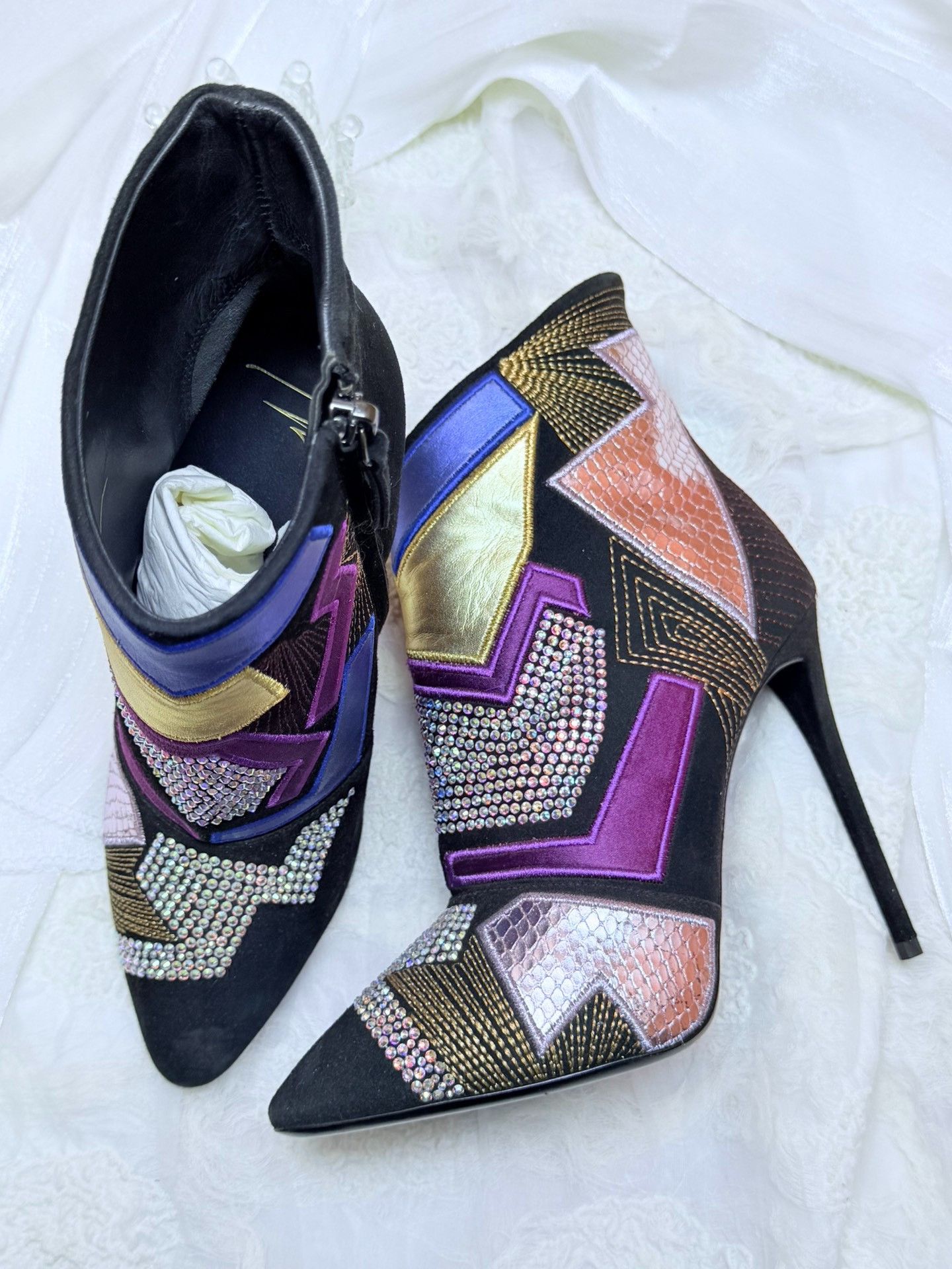 Giuseppe Zanotti Giuseppe Zanotti Patchwork Boots us_5 Women Size US 5 / IT 35 - 2 Thumbnail