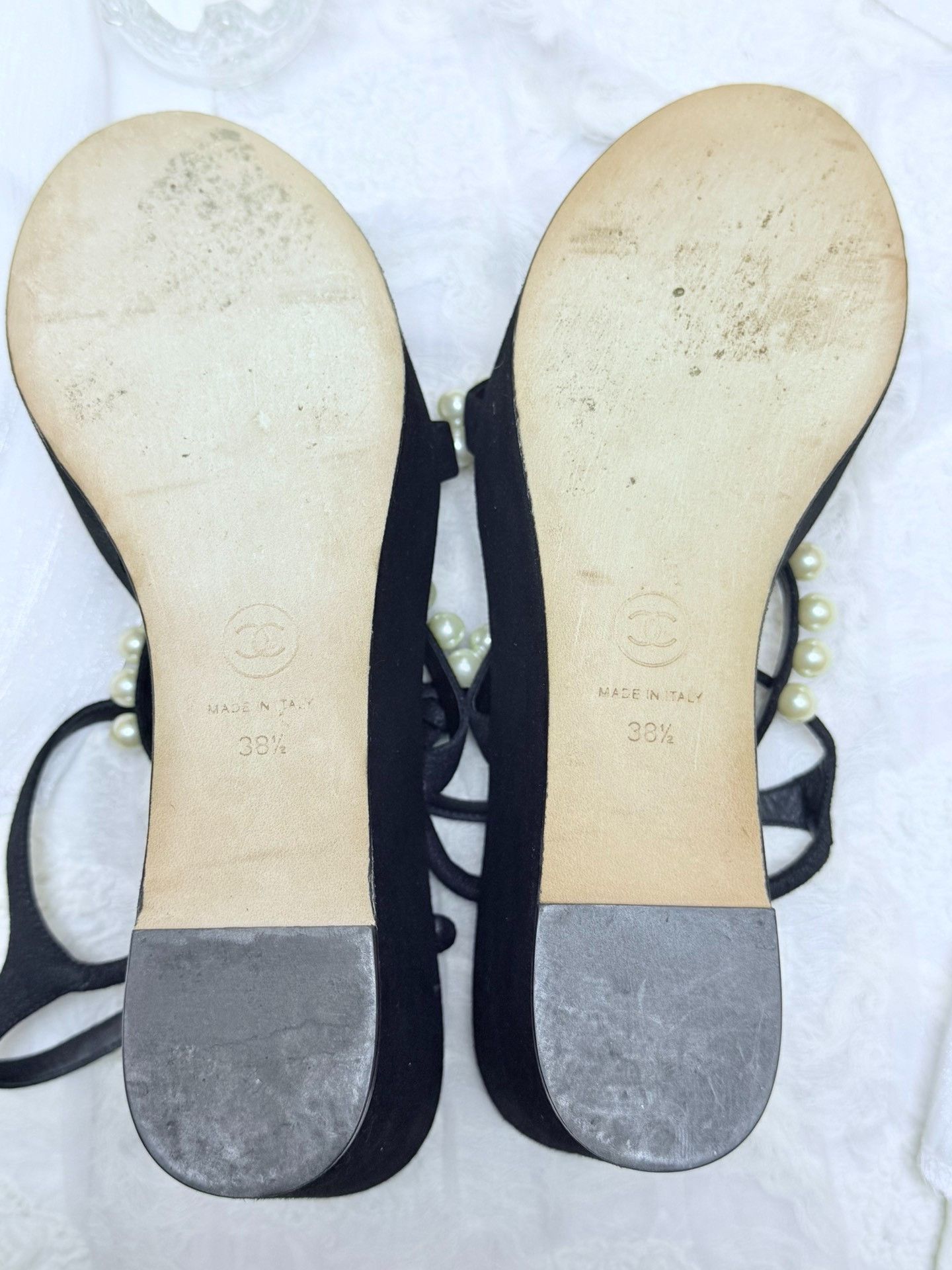 Chanel Chanel Black Sandals us_8-5 Women Size US 8.5 / IT 38.5 - 5 Thumbnail