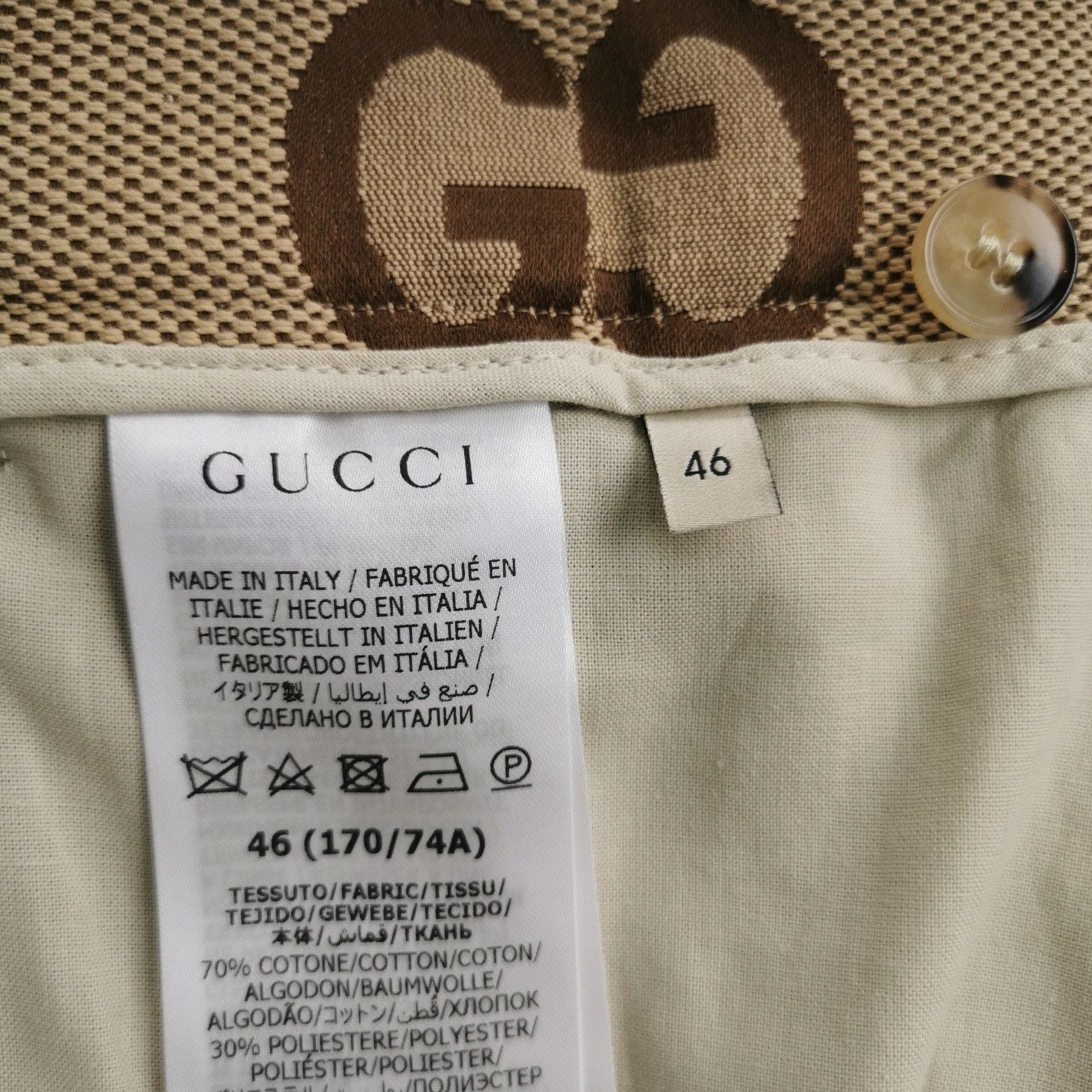 Gucci Gucci GG Monogram Cotton Shorts 46 Size US 30 / EU 46 - 6 Thumbnail