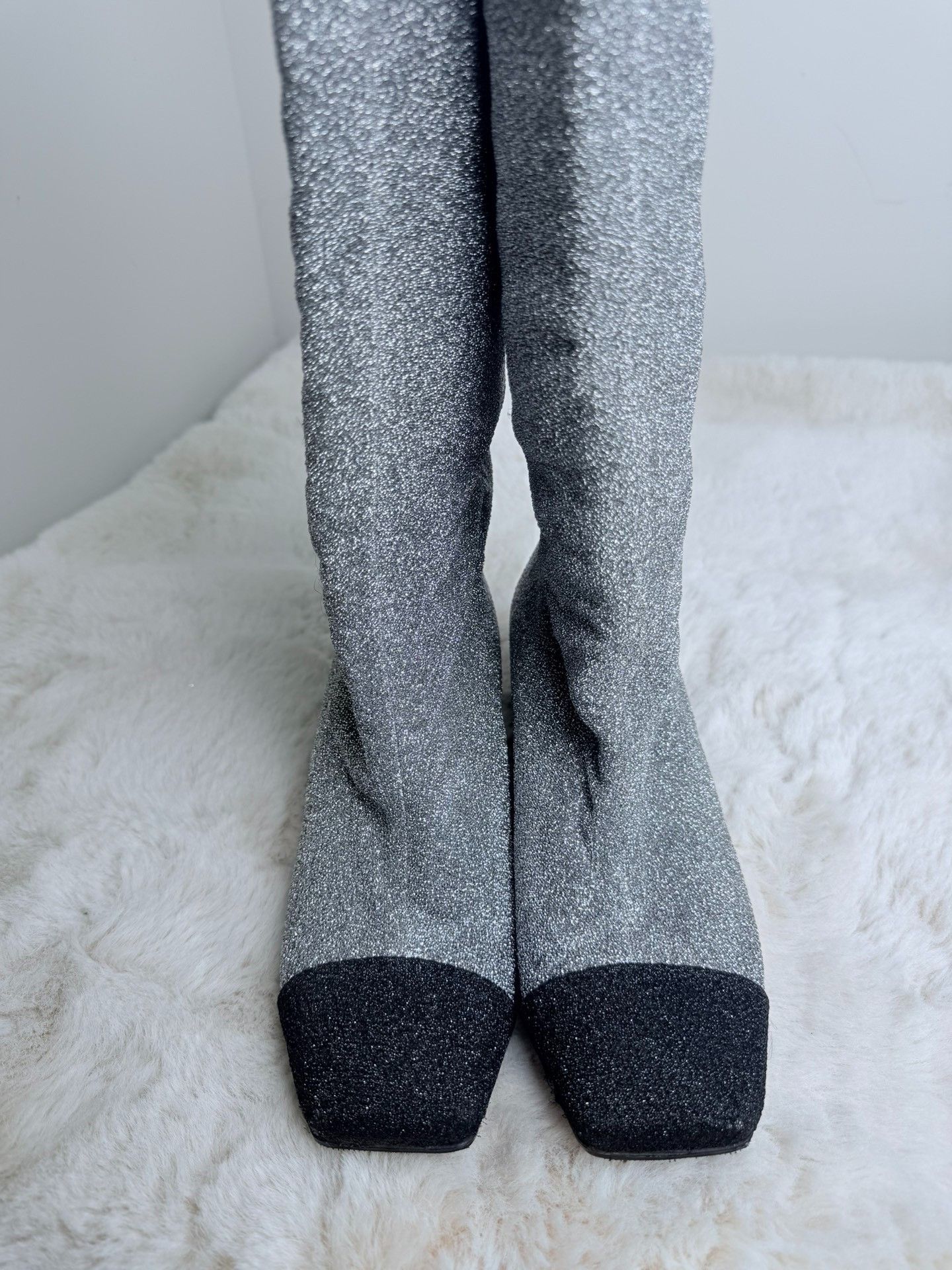 Chanel Chanel Silver Boots us_7 Women Size US 7 / IT 37 - 4 Thumbnail