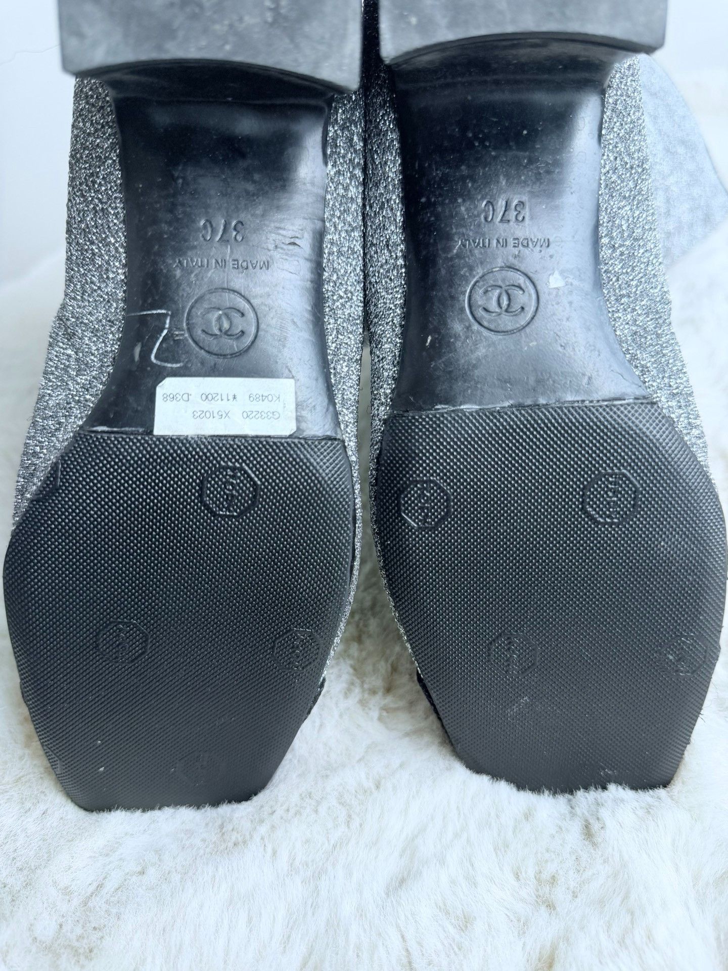 Chanel Chanel Silver Boots us_7 Women Size US 7 / IT 37 - 7 Thumbnail