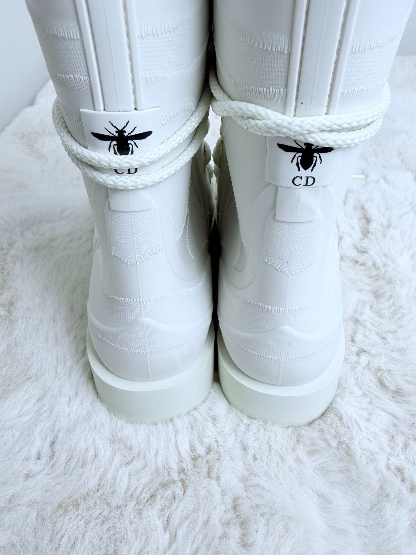 Dior Dior White Boots us_7 Women Size US 7 / IT 37 - 4 Thumbnail