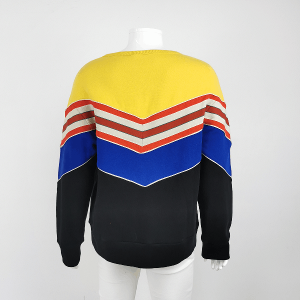 Gucci Gucci Multi-color Striped Logo Sweatshirt M Size US M / EU 48-50 / 2 - 3 Thumbnail