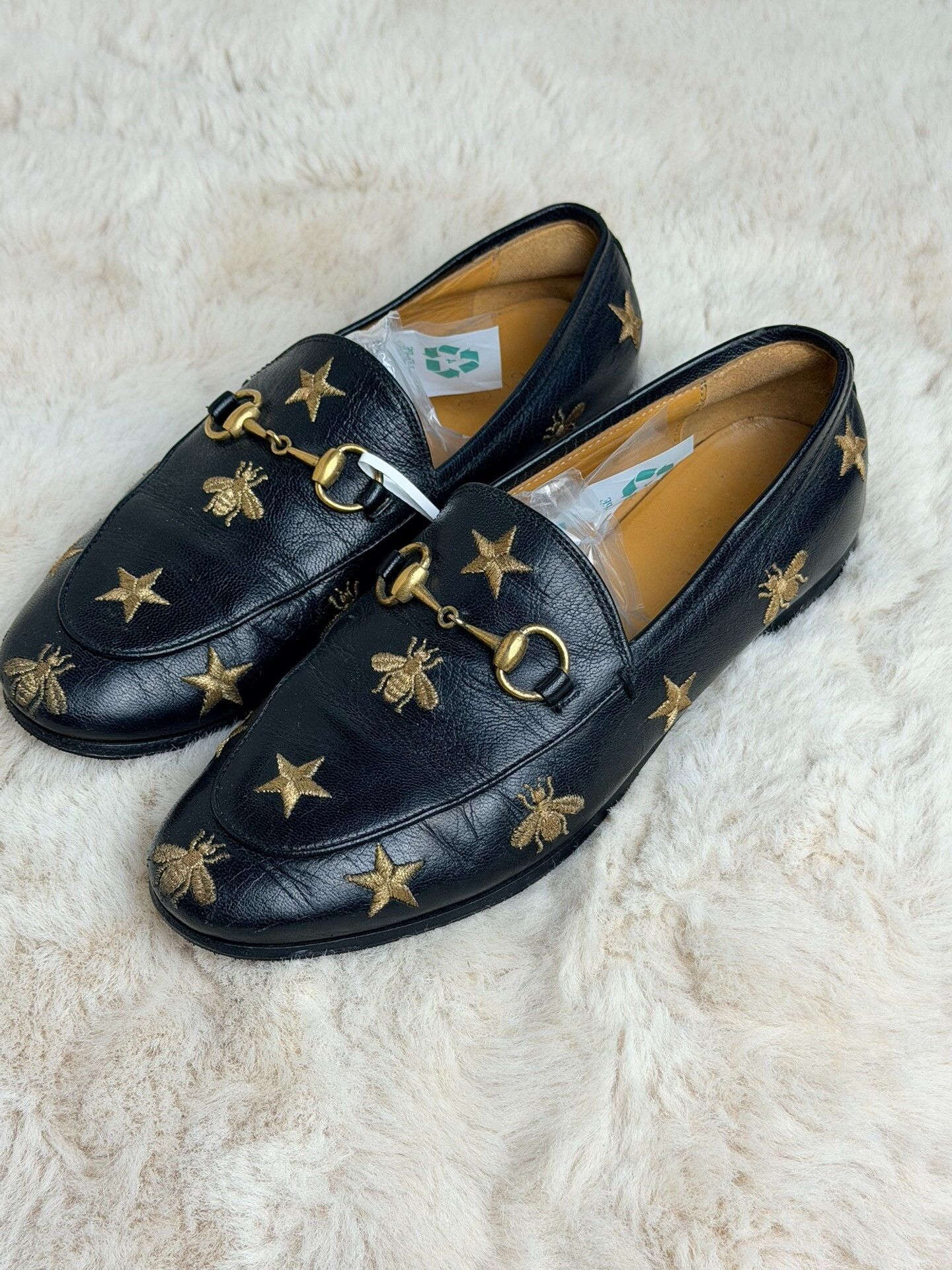 Gucci Gucci Embroidered Black Lowtop Sneakers us_5-5 Women Size US 5.5 / IT 35.5 - 2 Thumbnail