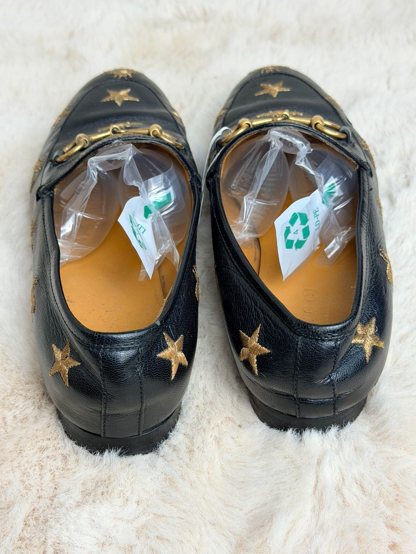 Gucci Gucci Embroidered Black Lowtop Sneakers us_5-5 Women Size US 5.5 / IT 35.5 - 4 Thumbnail