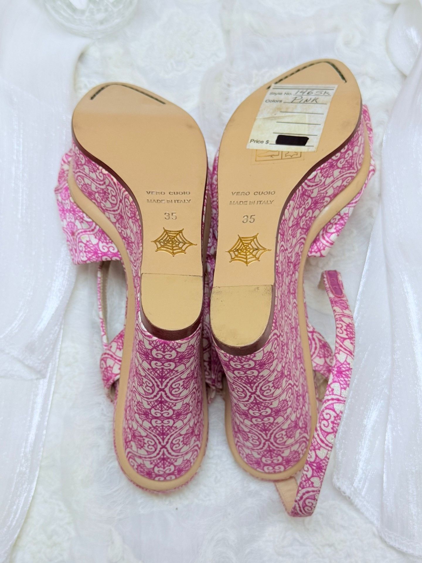 Charlotte Olympia Charlotte Olympia Printed Pink Sandals us_5 Women Size US 5 / IT 35 - 5 Thumbnail