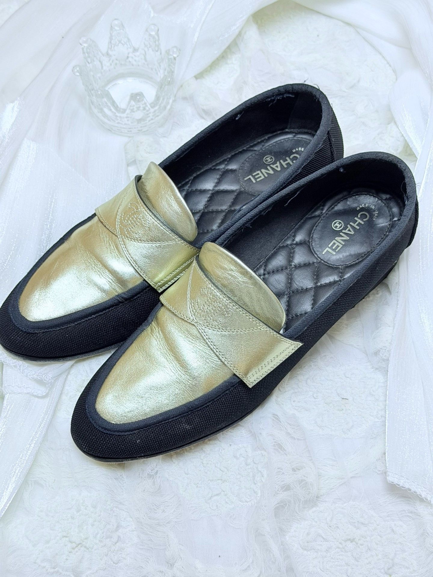 Chanel Chanel Black Lowtop Sneakers us_6-5 Women Size US 6.5 / IT 36.5 - 4 Thumbnail