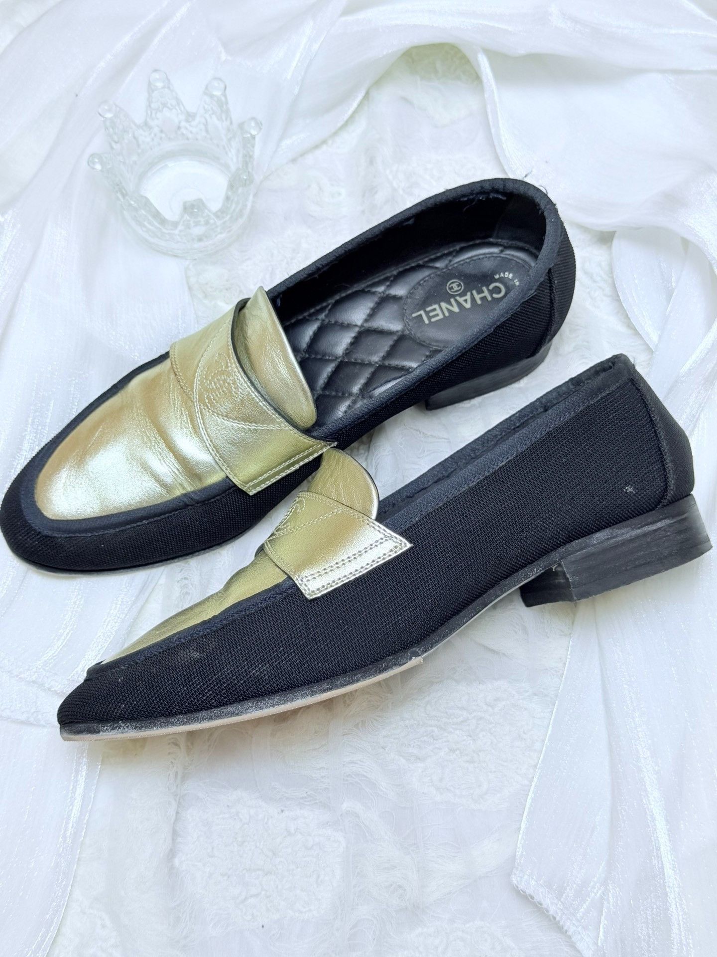 Chanel Chanel Black Lowtop Sneakers us_6-5 Women Size US 6.5 / IT 36.5 - 2 Thumbnail