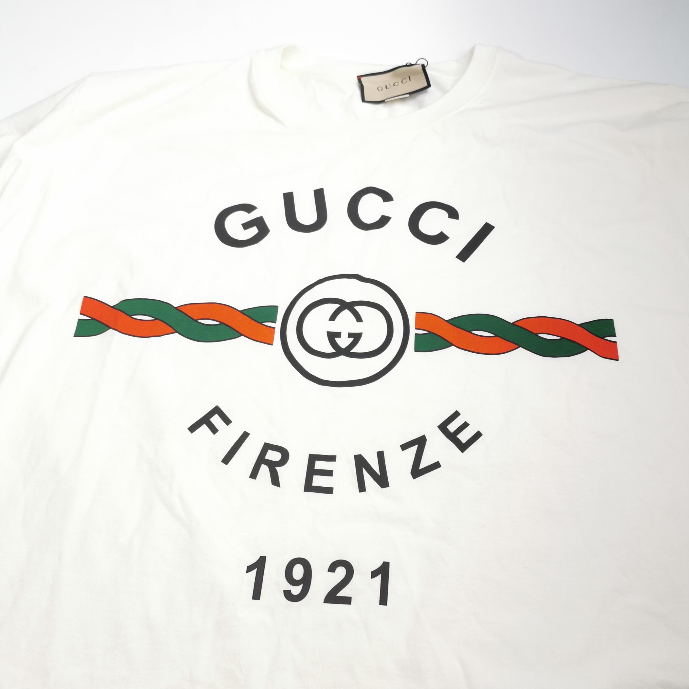 Gucci Gucci Firenze 1921 Logo T-Shirt Size XXXL Size US XXL / EU 58 / 5 - 3 Thumbnail