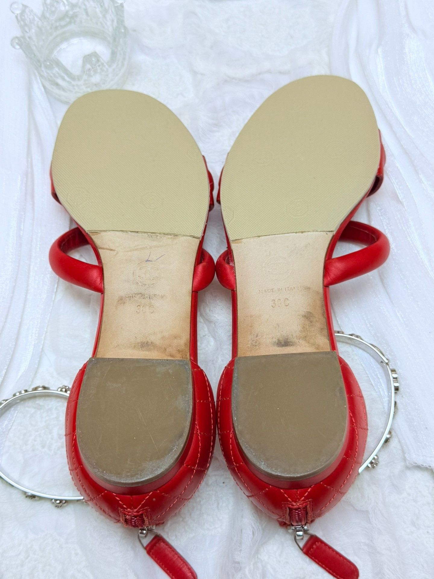 Chanel Chanel Retro Gold Sandals us_8 Women Size US 8 / IT 38 - 4 Thumbnail