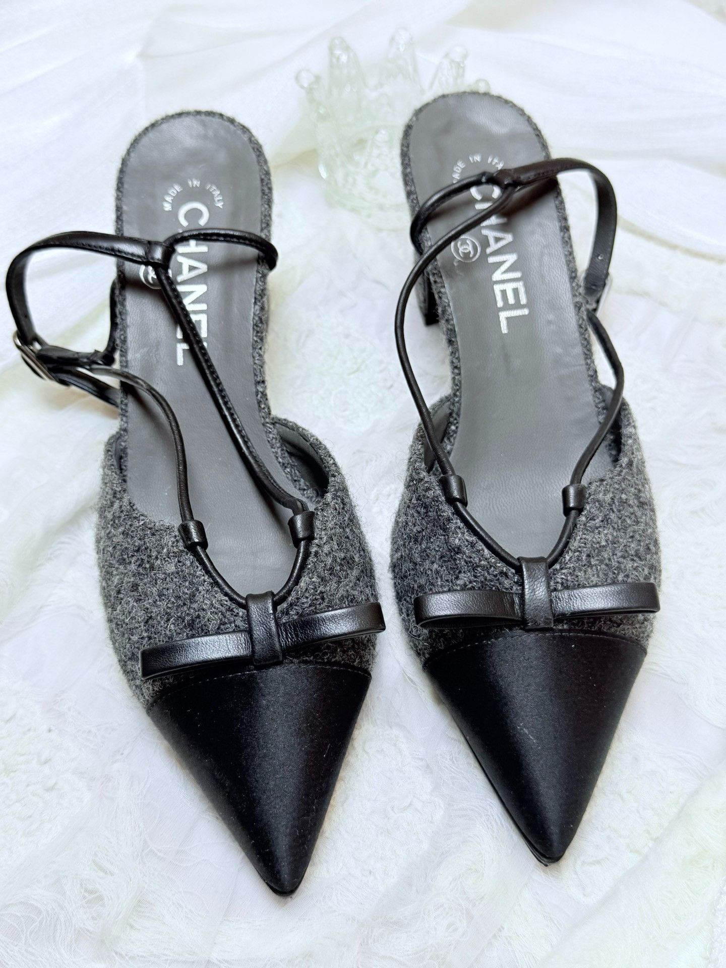 Chanel Chanel Wool Multi Sandals us_6 Women Size US 6 / IT 36 - 2 Thumbnail