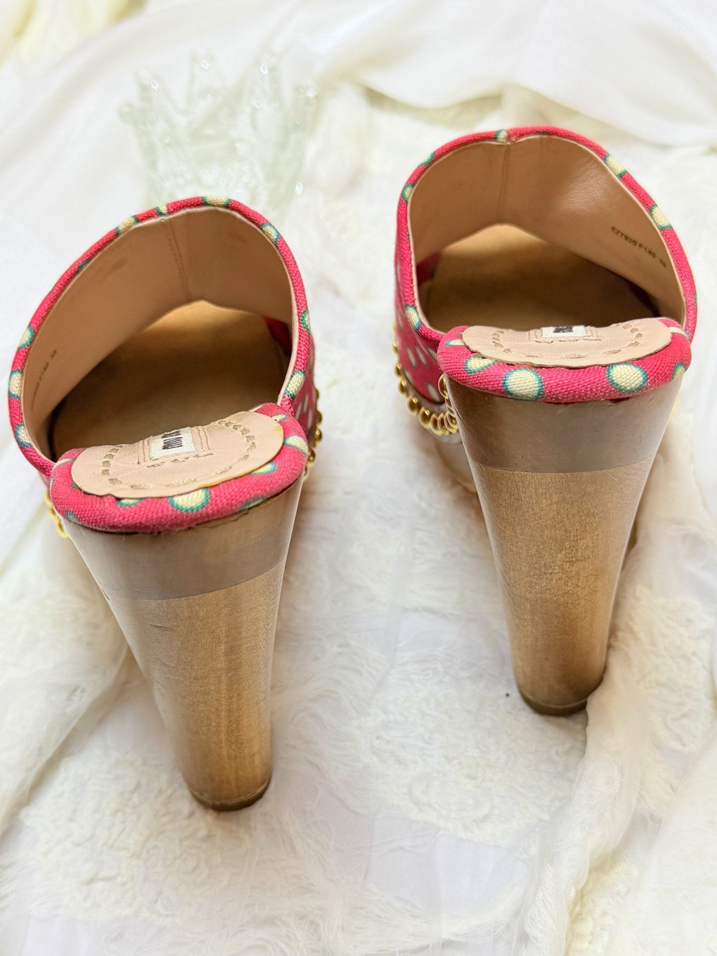 Miu Miu Miu Miu Pink Sandals us_5 Women Size US 5 / IT 35 - 4 Thumbnail