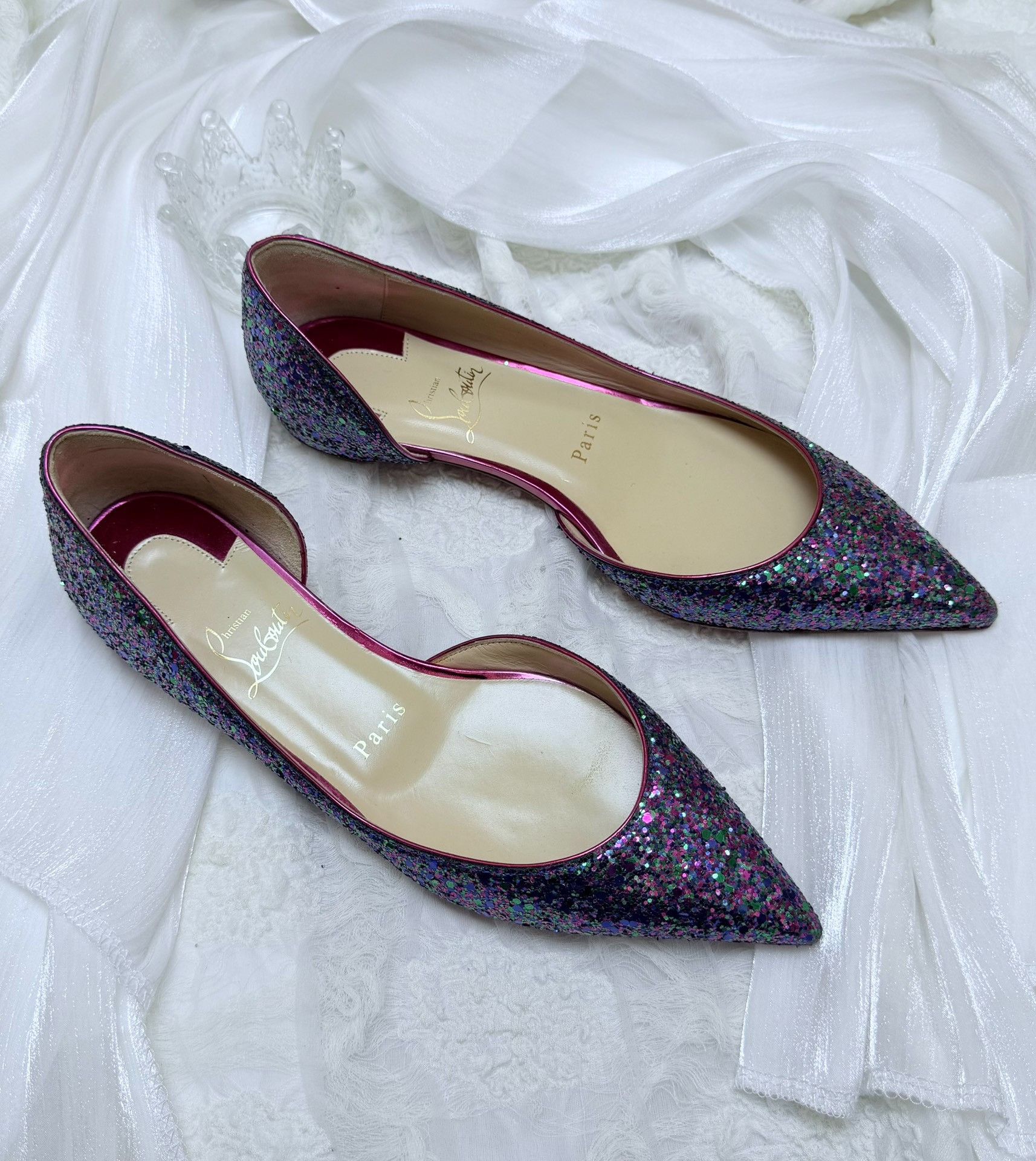 Christian Louboutin Christian Louboutin Purple Lowtop Sneakers us_6-5 Women Size US 6.5 / IT 36.5 - 2 Thumbnail