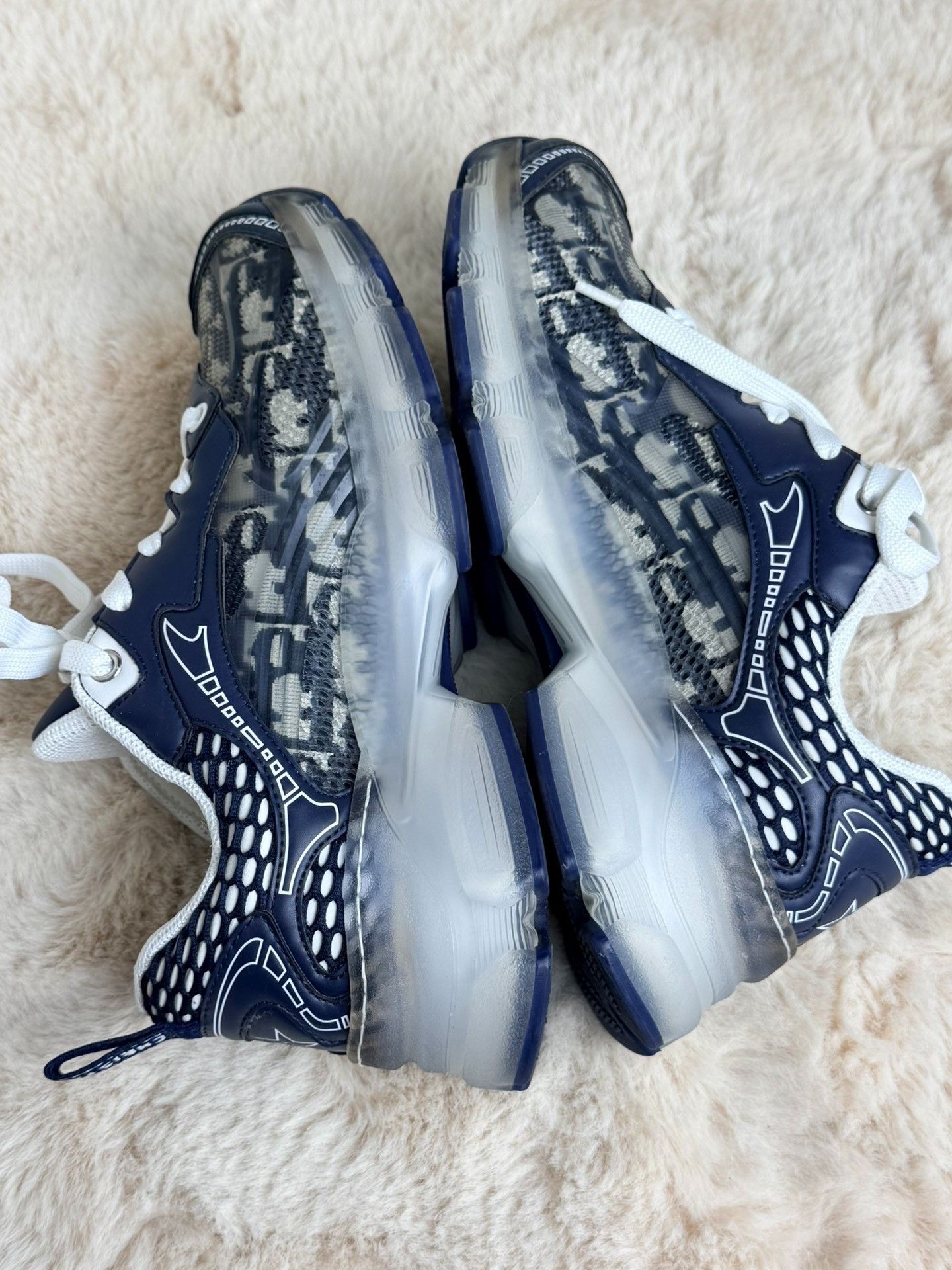 Dior Dior Blue Lowtop Sneakers it_34-5 Women Size US 4.5 / IT 34.5 - 6 Thumbnail