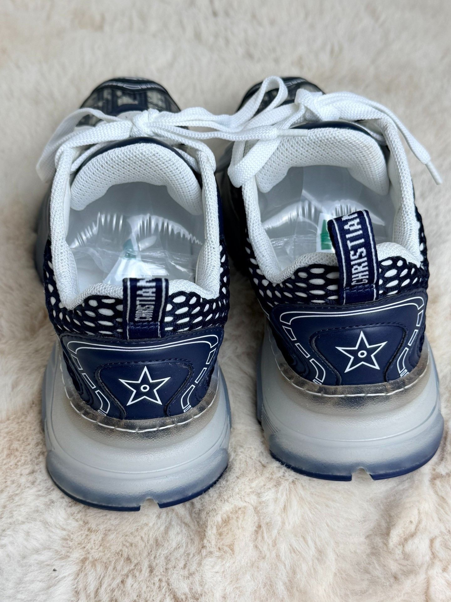 Dior Dior Blue Lowtop Sneakers it_34-5 Women Size US 4.5 / IT 34.5 - 5 Thumbnail