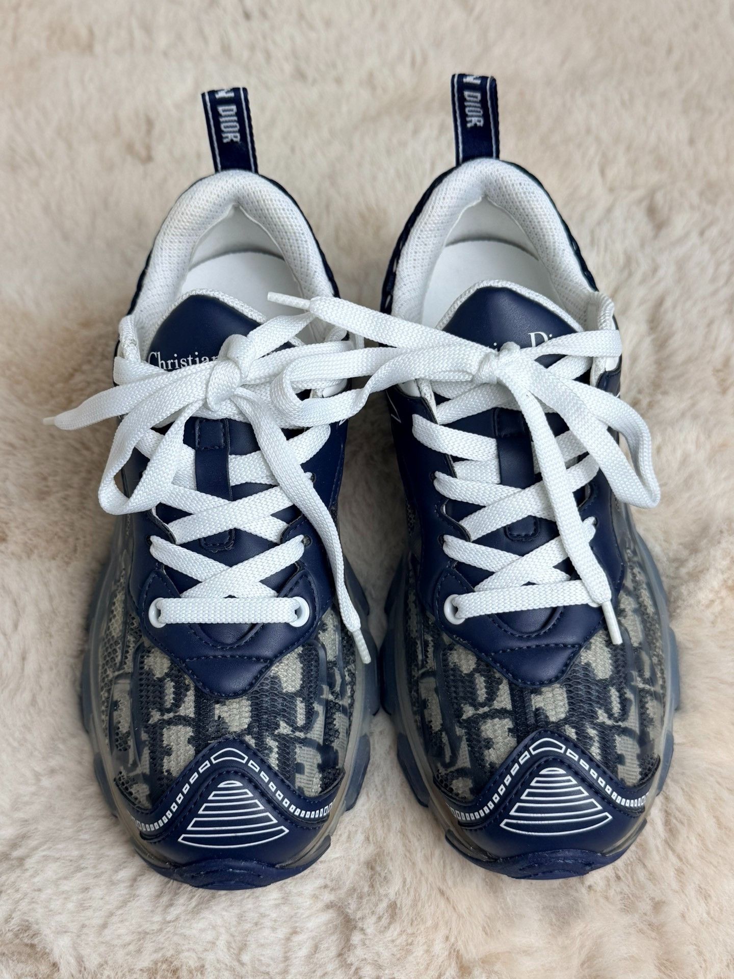 Dior Dior Blue Lowtop Sneakers it_34-5 Women Size US 4.5 / IT 34.5 - 4 Thumbnail
