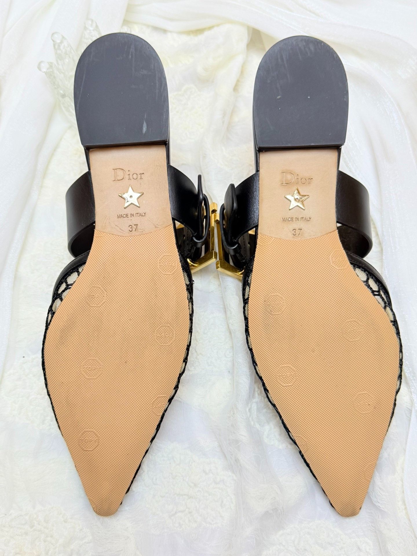 Dior Dior Black Sandals us_7 Women Size US 7 / IT 37 - 5 Thumbnail