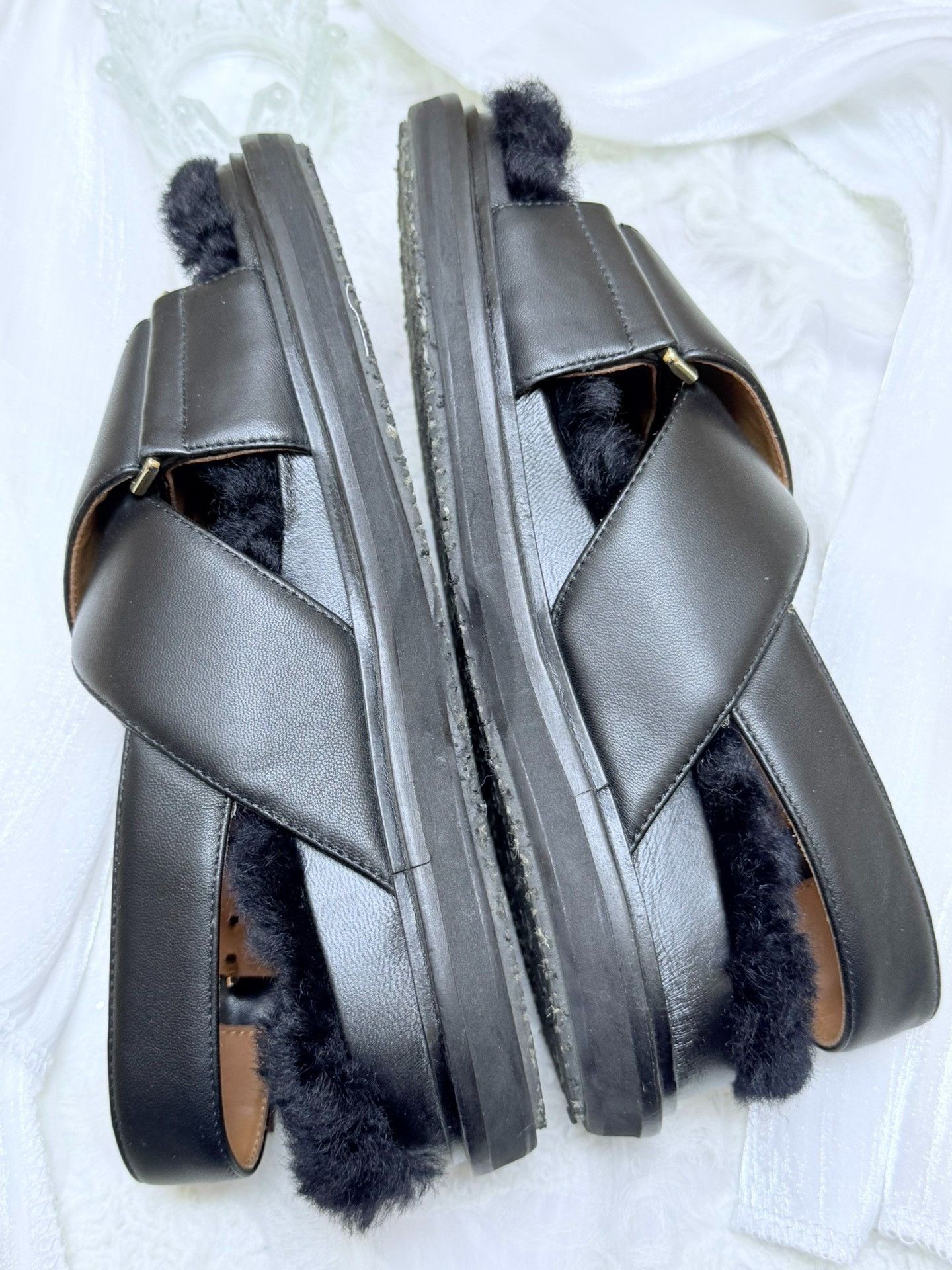 Marni Marni Leather Black Sandals us_5 Women Size US 5 / IT 35 - 6 Thumbnail