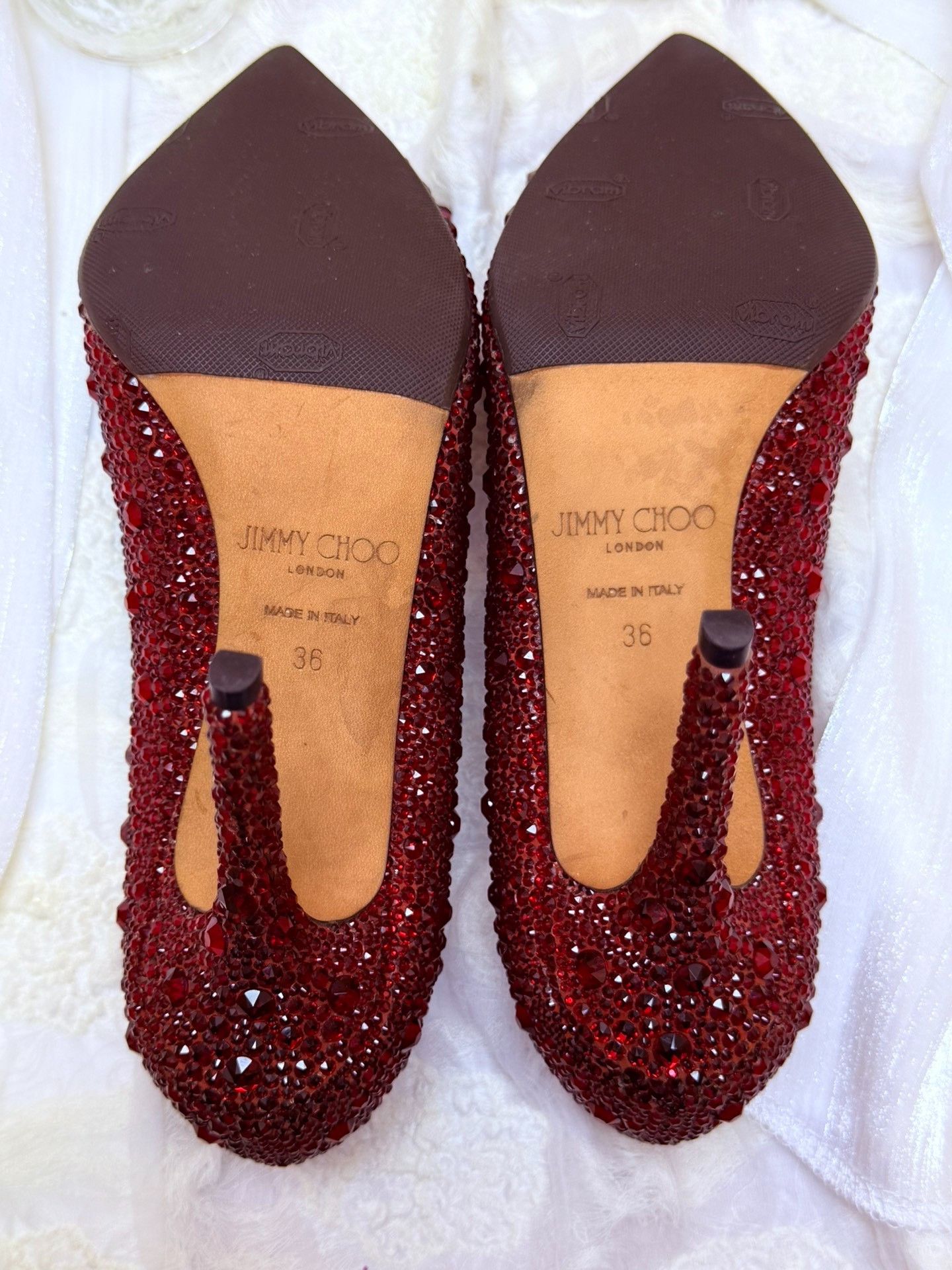 Jimmy Choo Jimmy Choo Clear Red Lowtop Sneakers us_6 Women Size US 6 / IT 36 - 5 Thumbnail