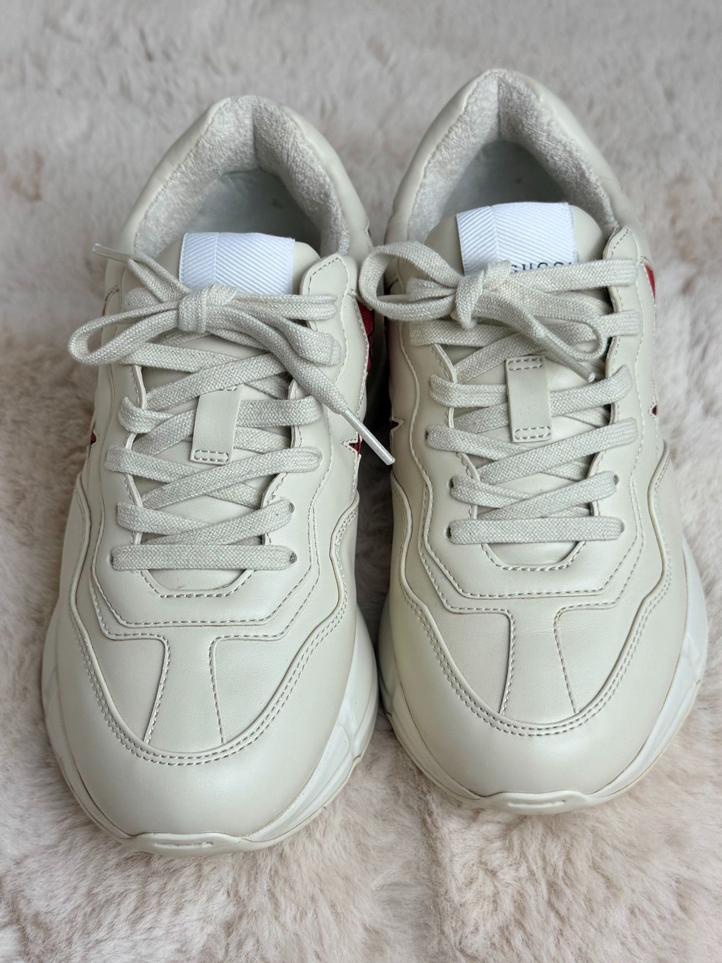 Gucci Gucci White Lowtop Sneakers us_6-5 Women Size US 6.5 / IT 36.5 - 4 Thumbnail