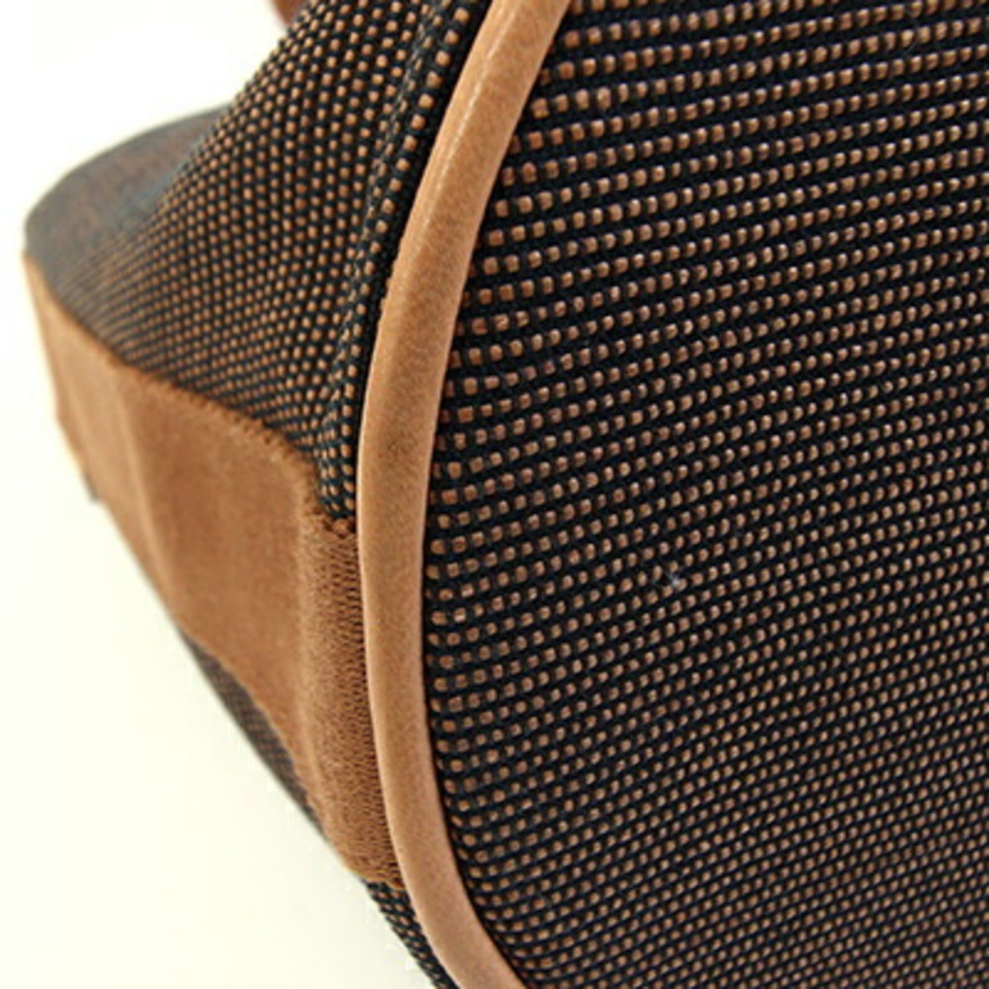 Hermes Hermes Saxo MM handbag, brown, Toile H canvas, one handle, women's. Size ONE SIZE - 5 Thumbnail