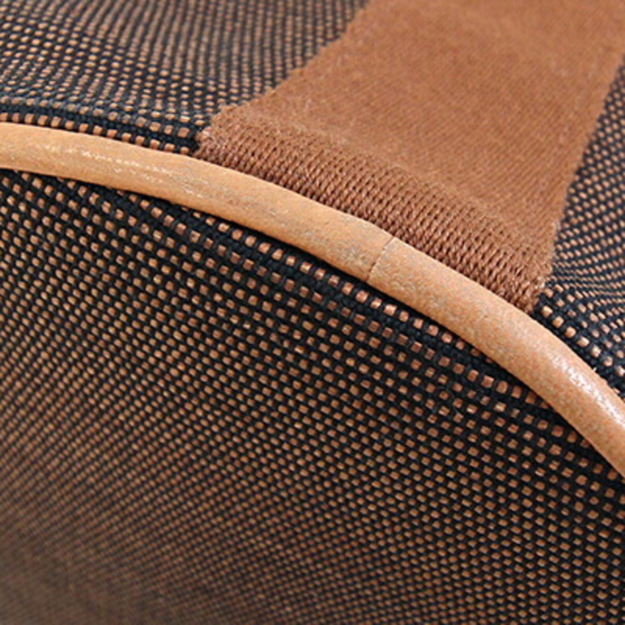 Hermes Hermes Saxo MM handbag, brown, Toile H canvas, one handle, women's. Size ONE SIZE - 4 Thumbnail