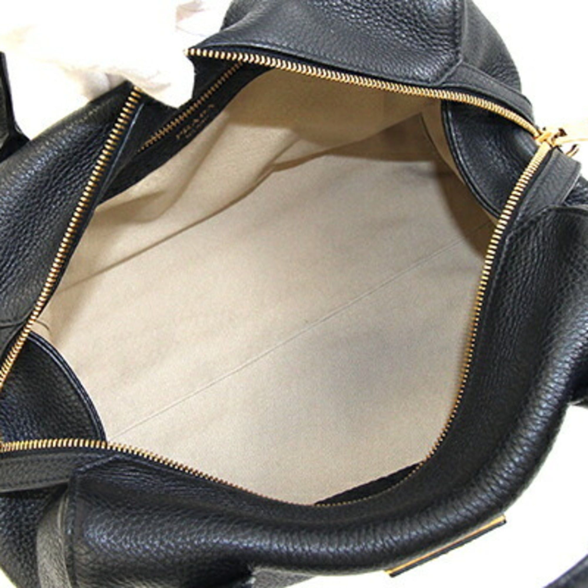 Prada Prada handbag 1BB031 Black leather shoulder mini Boston bag for women PRADA Size ONE SIZE - 3 Thumbnail