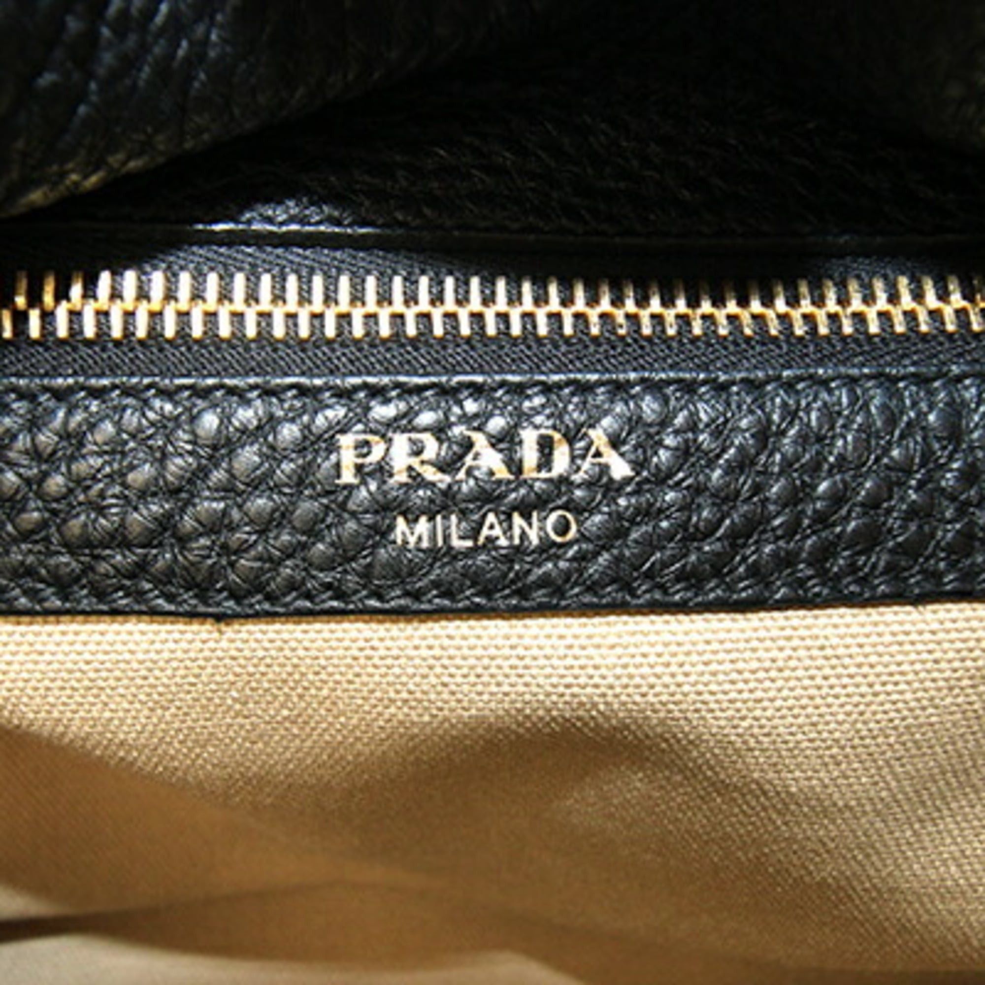 Prada Prada handbag 1BB031 Black leather shoulder mini Boston bag for women PRADA Size ONE SIZE - 4 Thumbnail