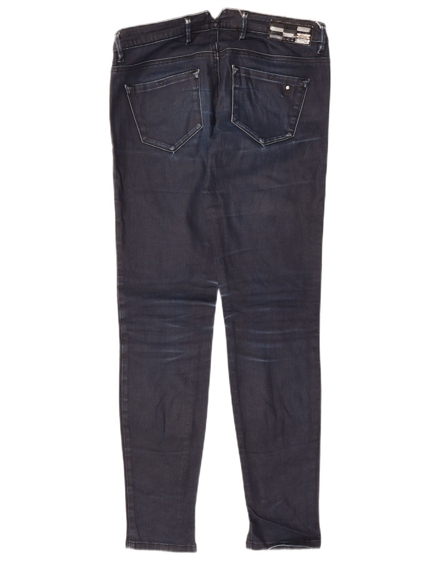 Diesel Womens Cherick Slim Tapered Jeans W27 L32 Navy Blue Cotton Size 27" / US 4 / IT 40 - 2 Thumbnail