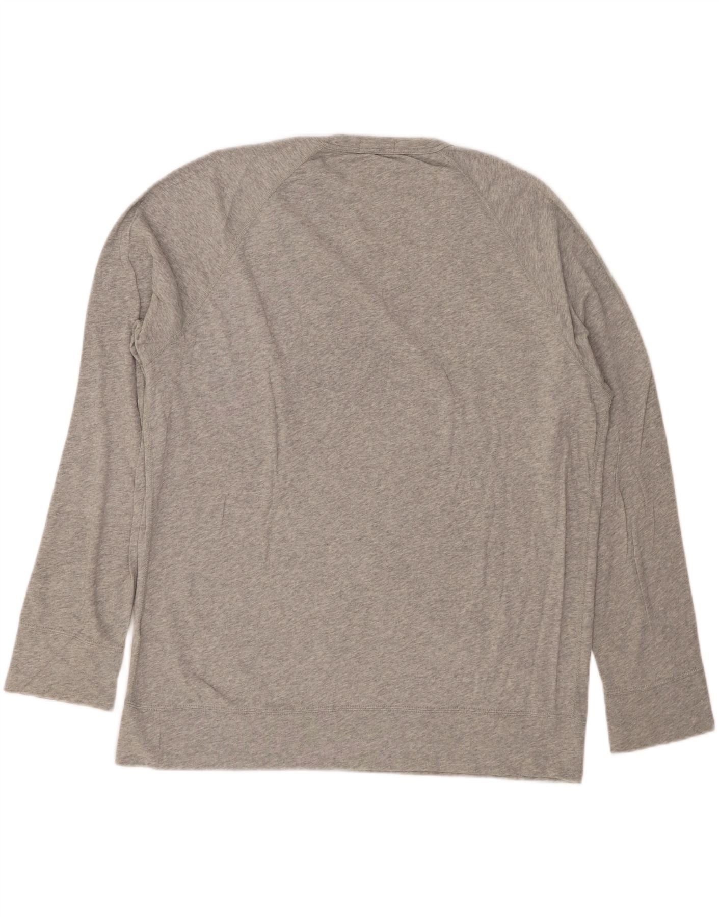 Polo Ralph Lauren Mens Sweatshirt Jumper XL Grey Flecked Cotton Size US XL / EU 56 / 4 - 2 Thumbnail