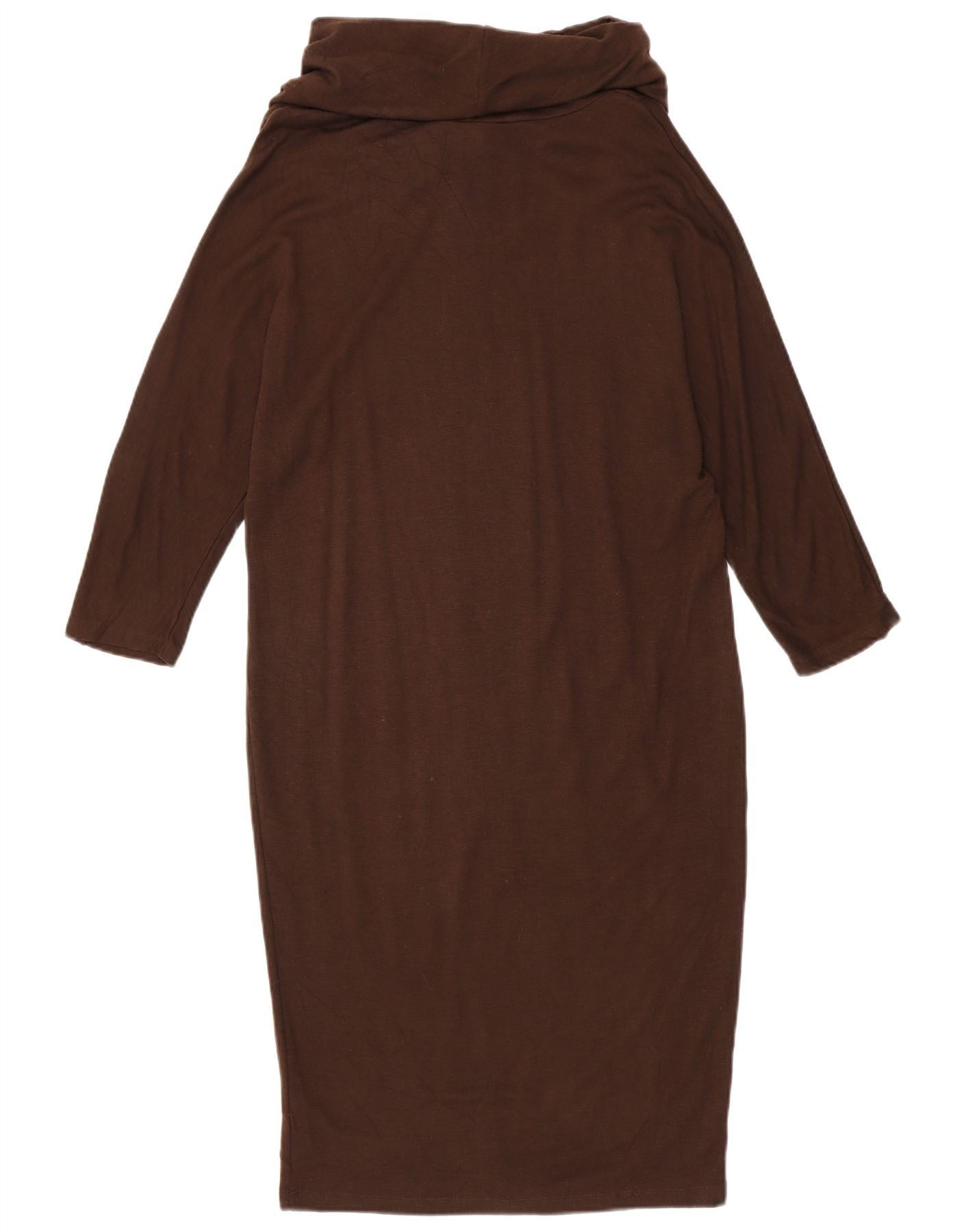 Ralph Lauren Womens 3/4 Sleeve Maxi Dress UK 14 Medium Brown Viscose Size M / US 6-8 / IT 42-44 - 2 Thumbnail