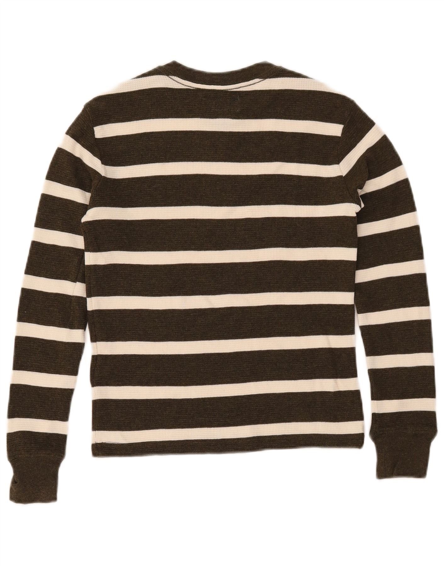 Polo Ralph Lauren Boys Boat Neck Jumper Sweater 7-8 Years Small Khaki Size ONE SIZE - 2 Thumbnail