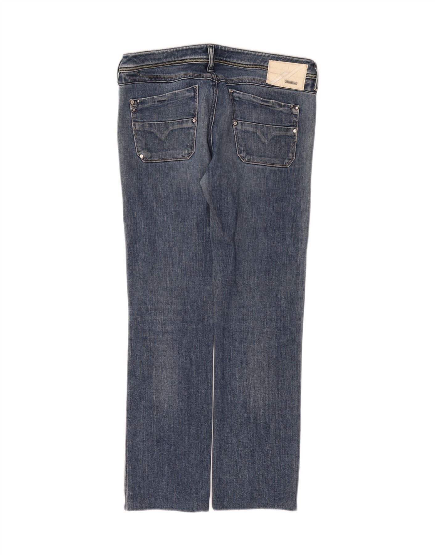 Diesel Womens Lowky Straight Jeans W32 L28 Blue Cotton Size 24" / US 00 / IT 34 - 2 Thumbnail