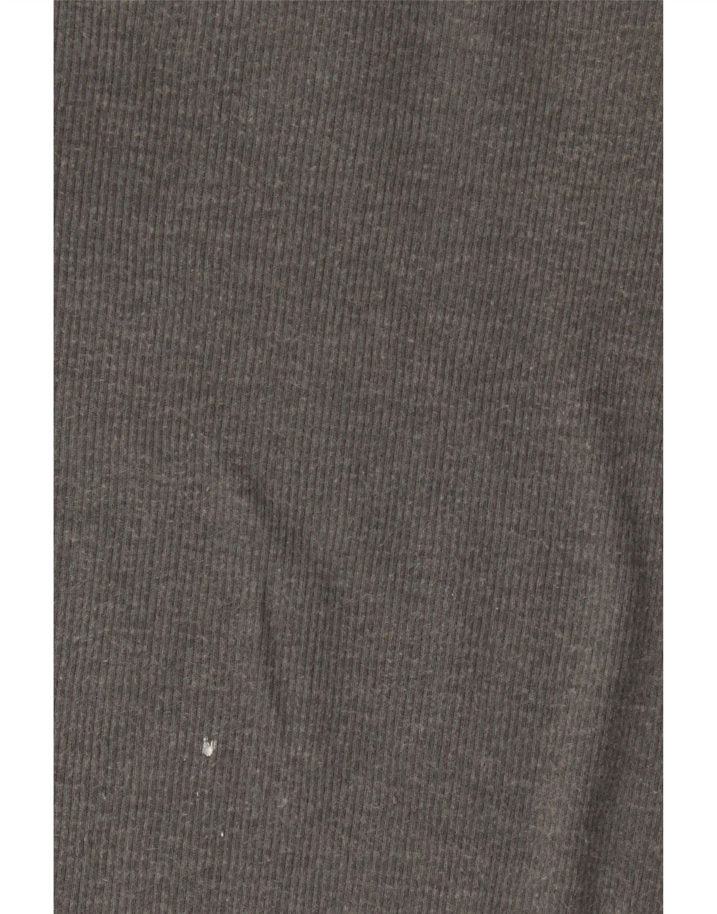 Diesel Womens Graphic Top Long Sleeve UK 12 Medium Grey Cotton Size XS / US 0-2 / IT 36-38 - 3 Thumbnail