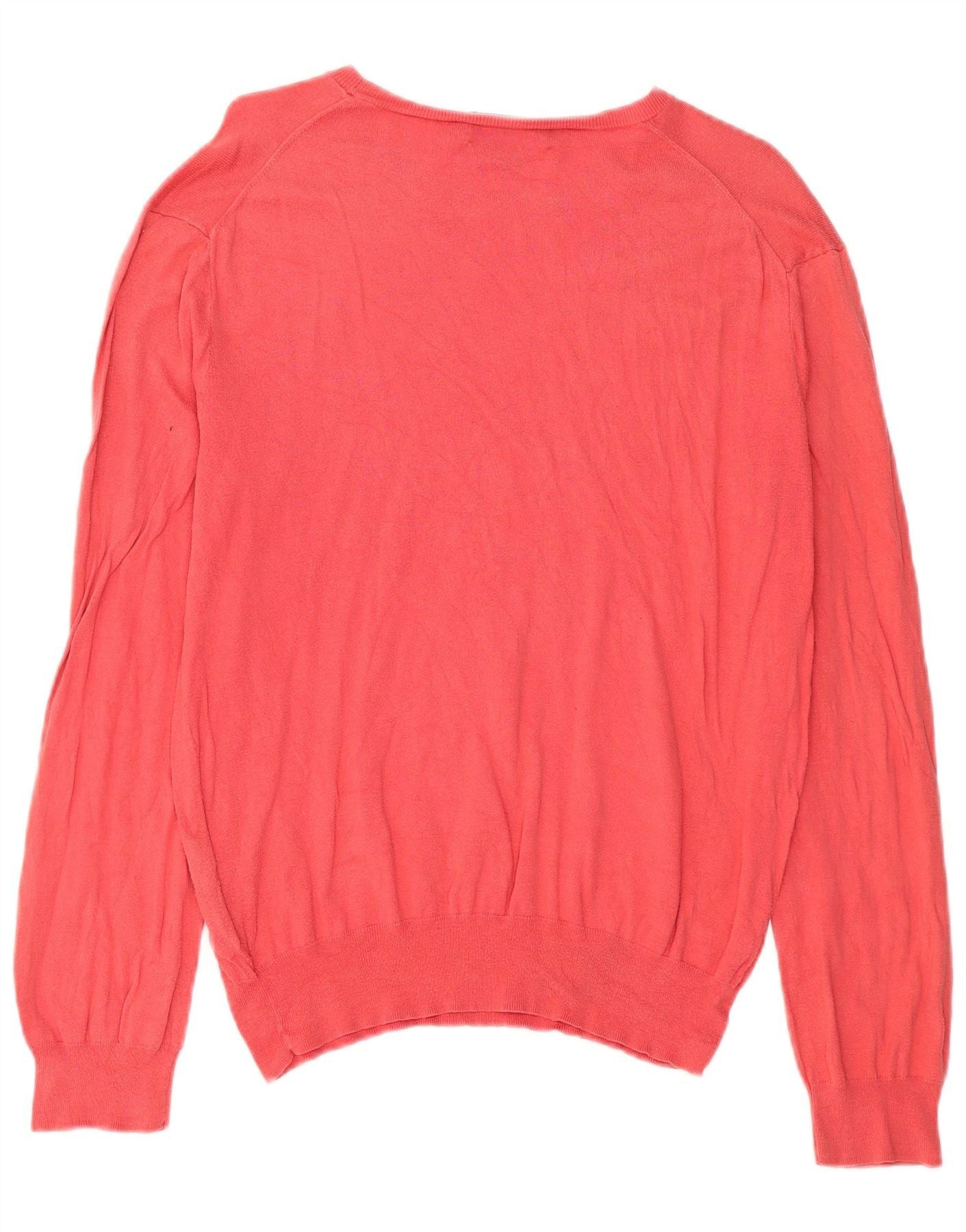 Polo Ralph Lauren Mens Slim Fit Crew Neck Jumper Sweater Large Red Cotton Size US L / EU 52-54 / 3 - 2 Thumbnail