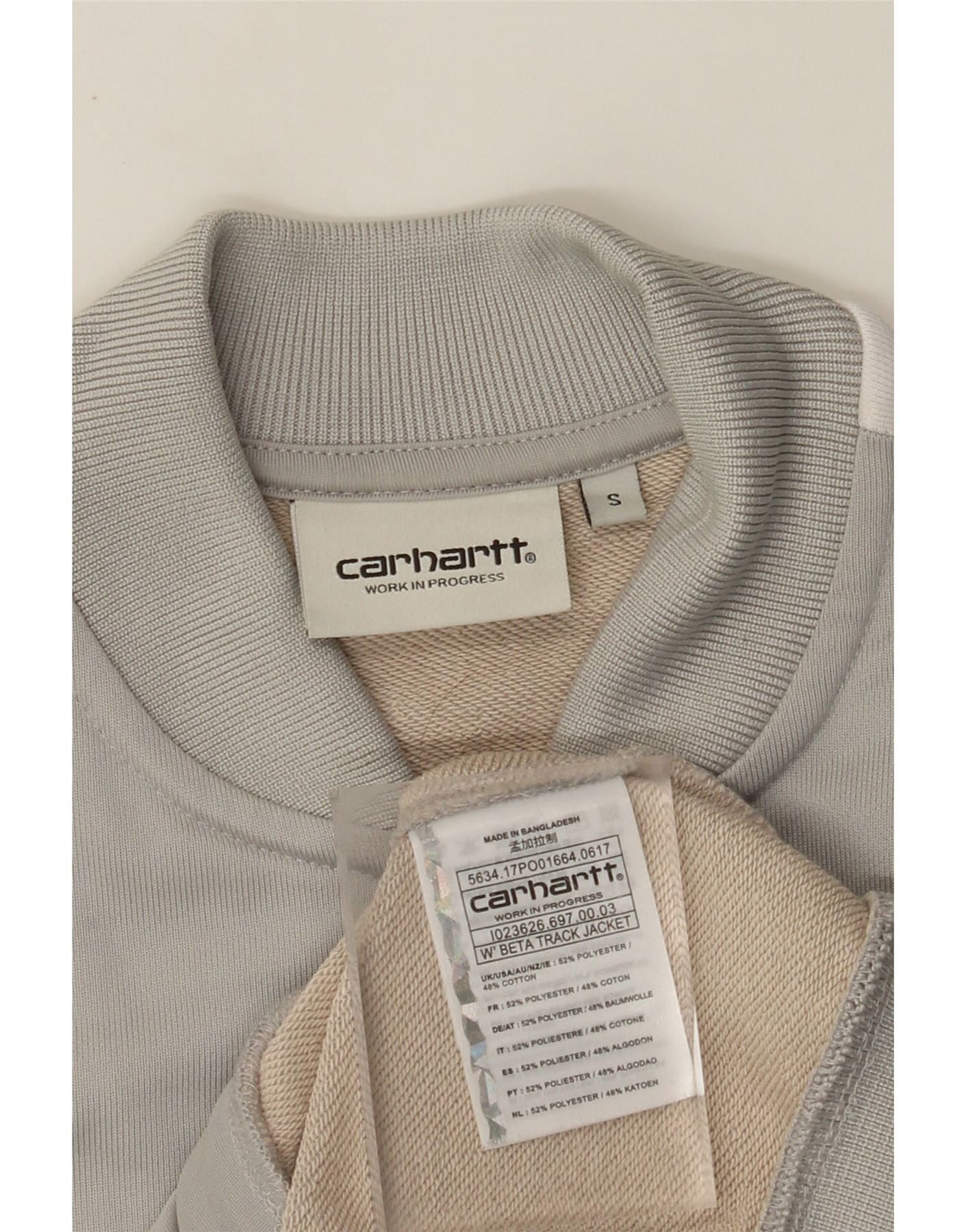 Carhartt Womens Tracksuit Top Jacket UK 10 Small Grey Colourblock Size S / US 4 / IT 40 - 4 Thumbnail