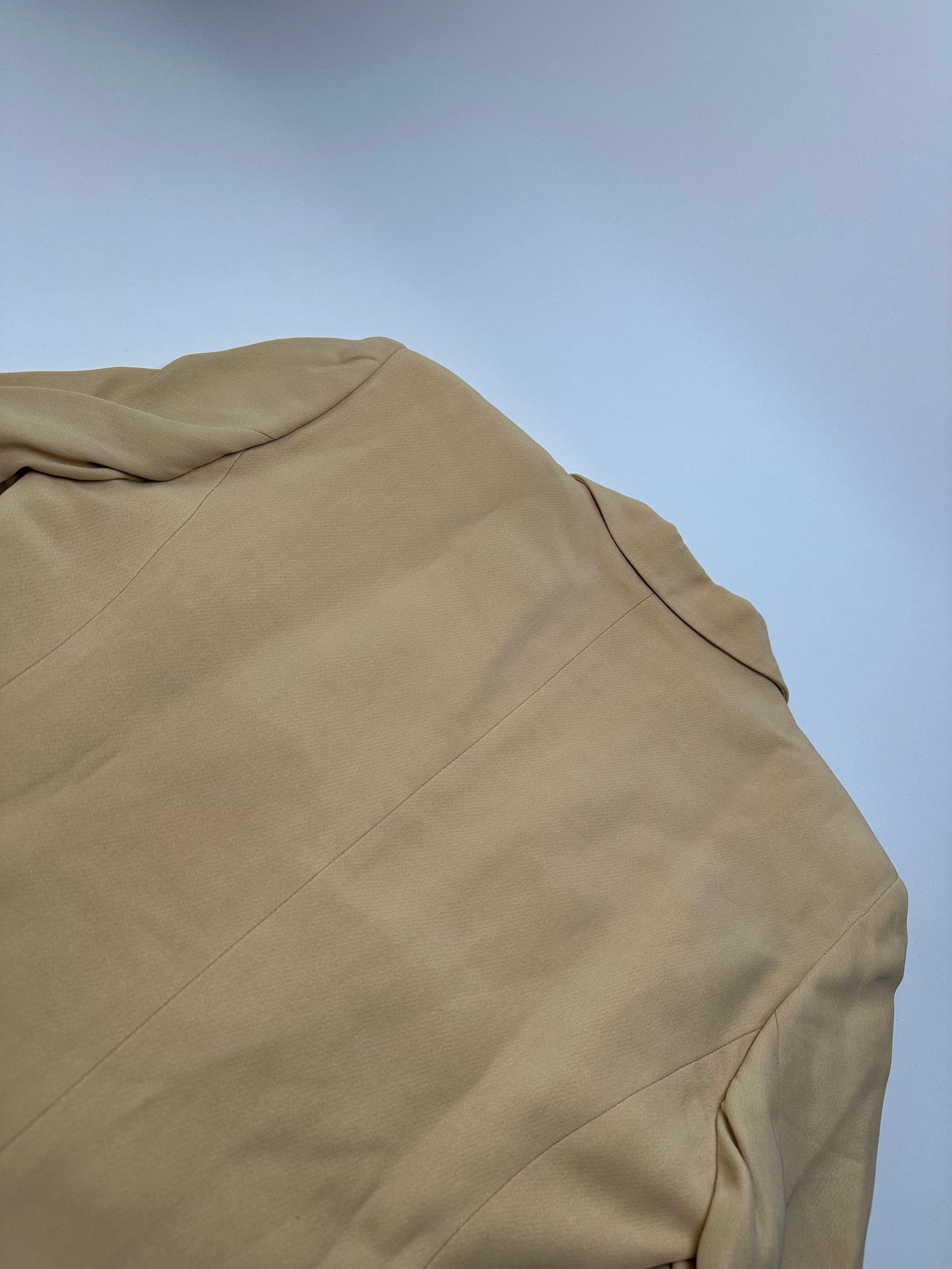 Gucci Vintage Viscose Longline Blazer Beige IT42 Size M / US 6-8 / IT 42-44 - 9 Thumbnail