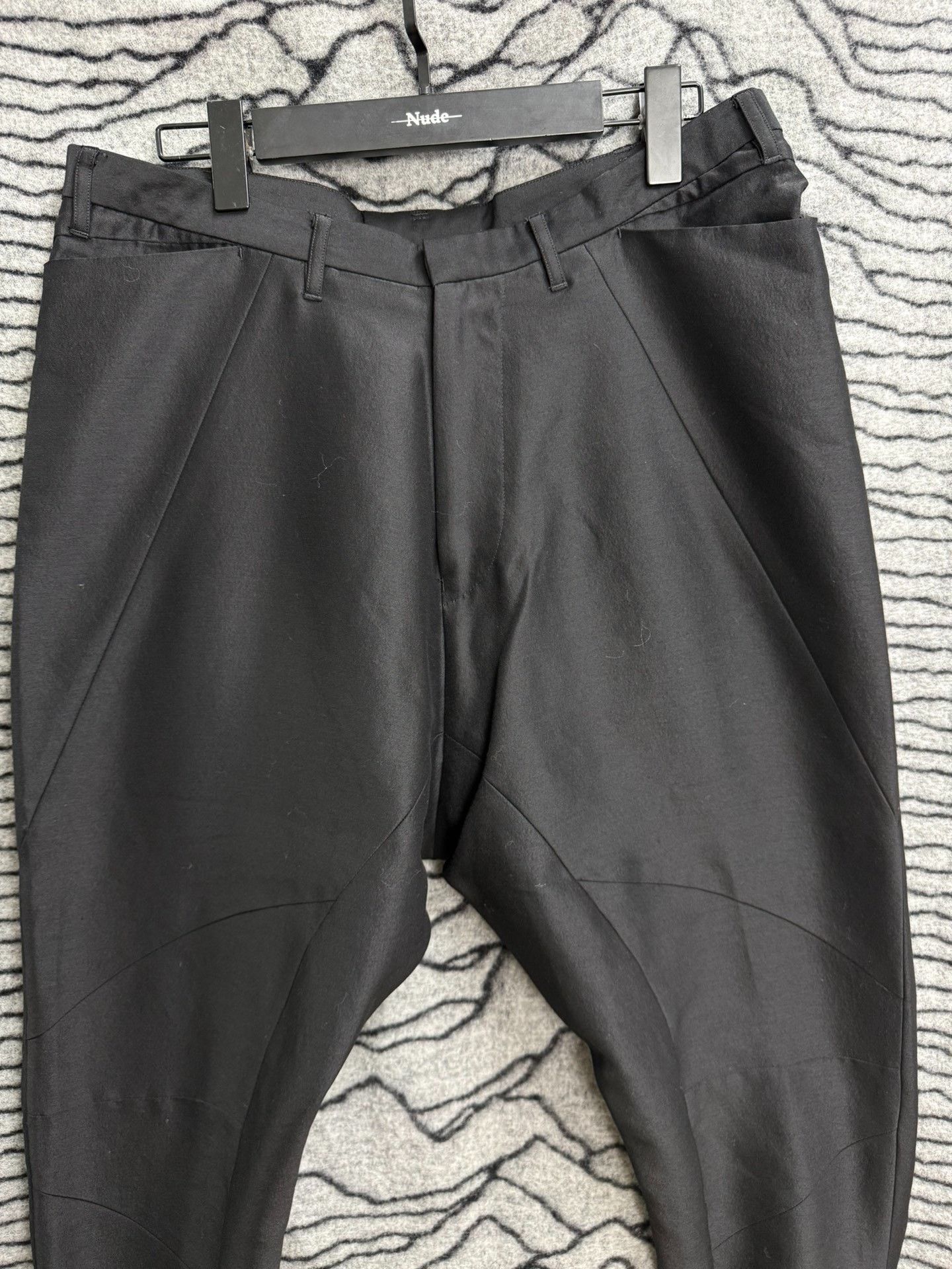 Julius Julius 14AW Deconstructed Silk Wool Trousers Size US 35 - 2 Thumbnail