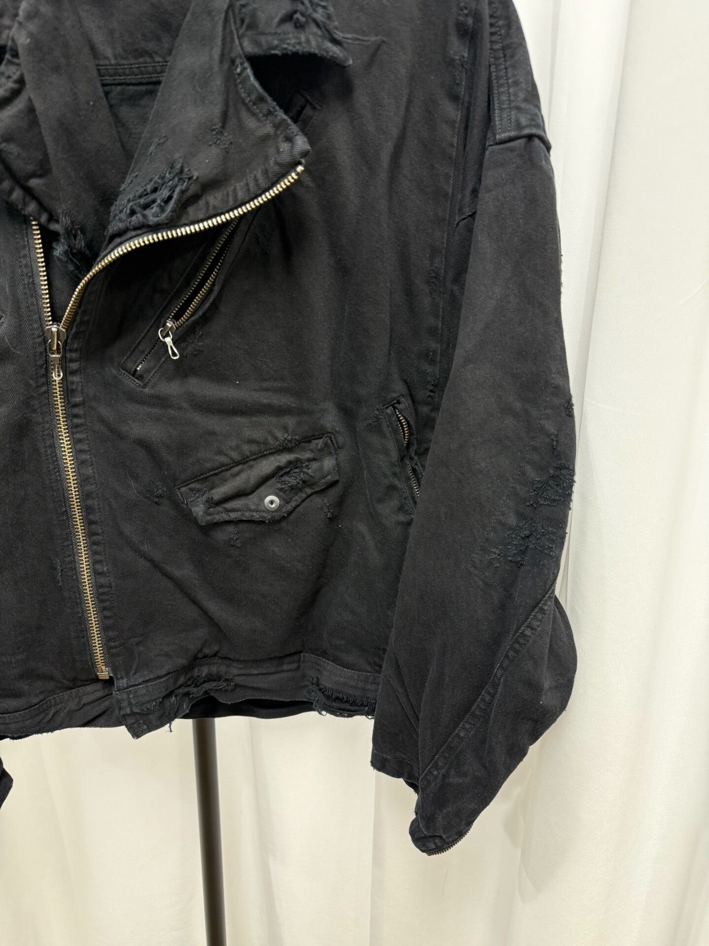 Julius Julius 7 Distressed Denim Jacket Size US M / EU 48-50 / 2 - 2 Thumbnail