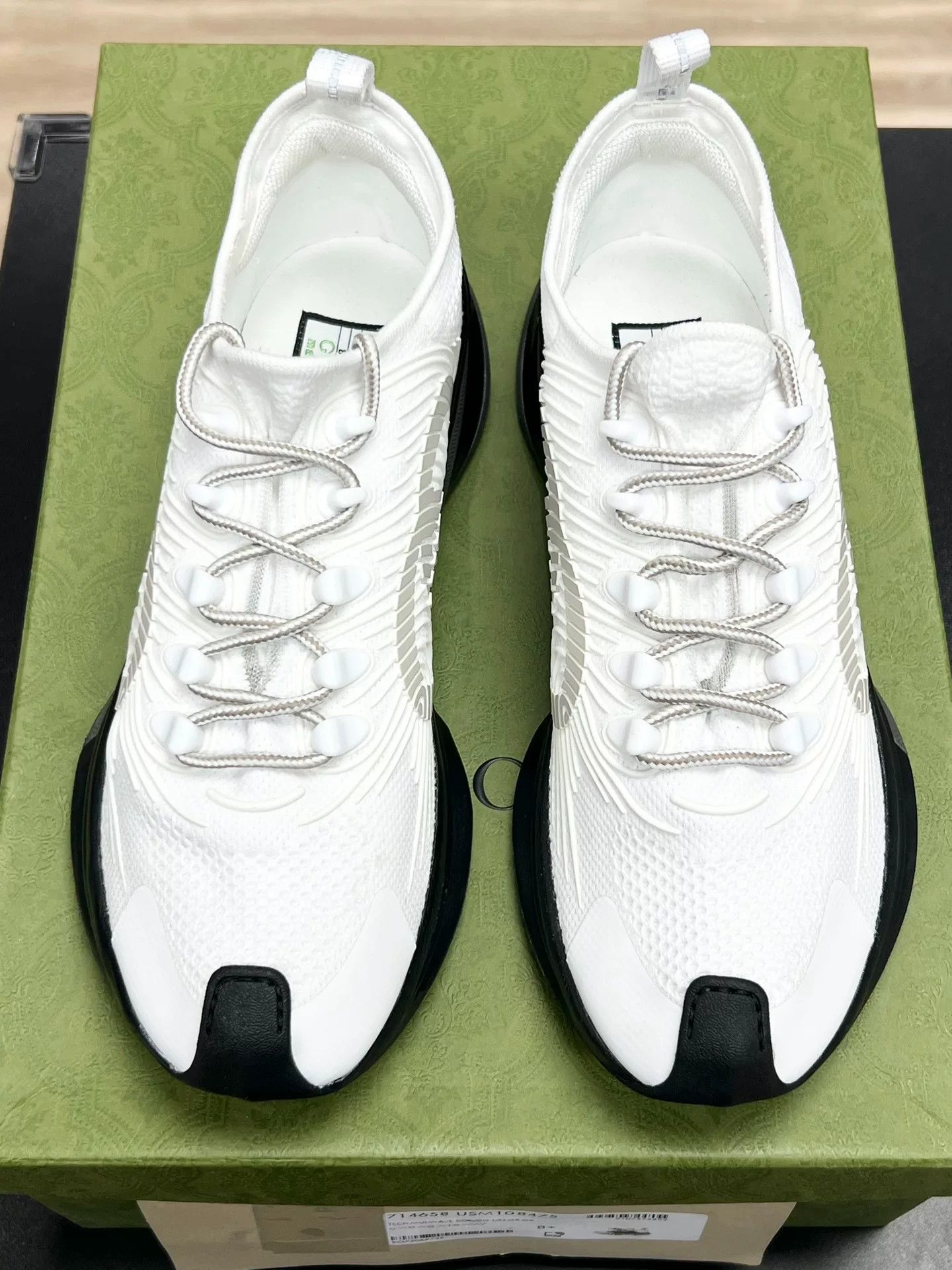 Gucci Gucci Run White Sneakers Size 42.5 Size US 9.5 / EU 42-43 - 3 Thumbnail