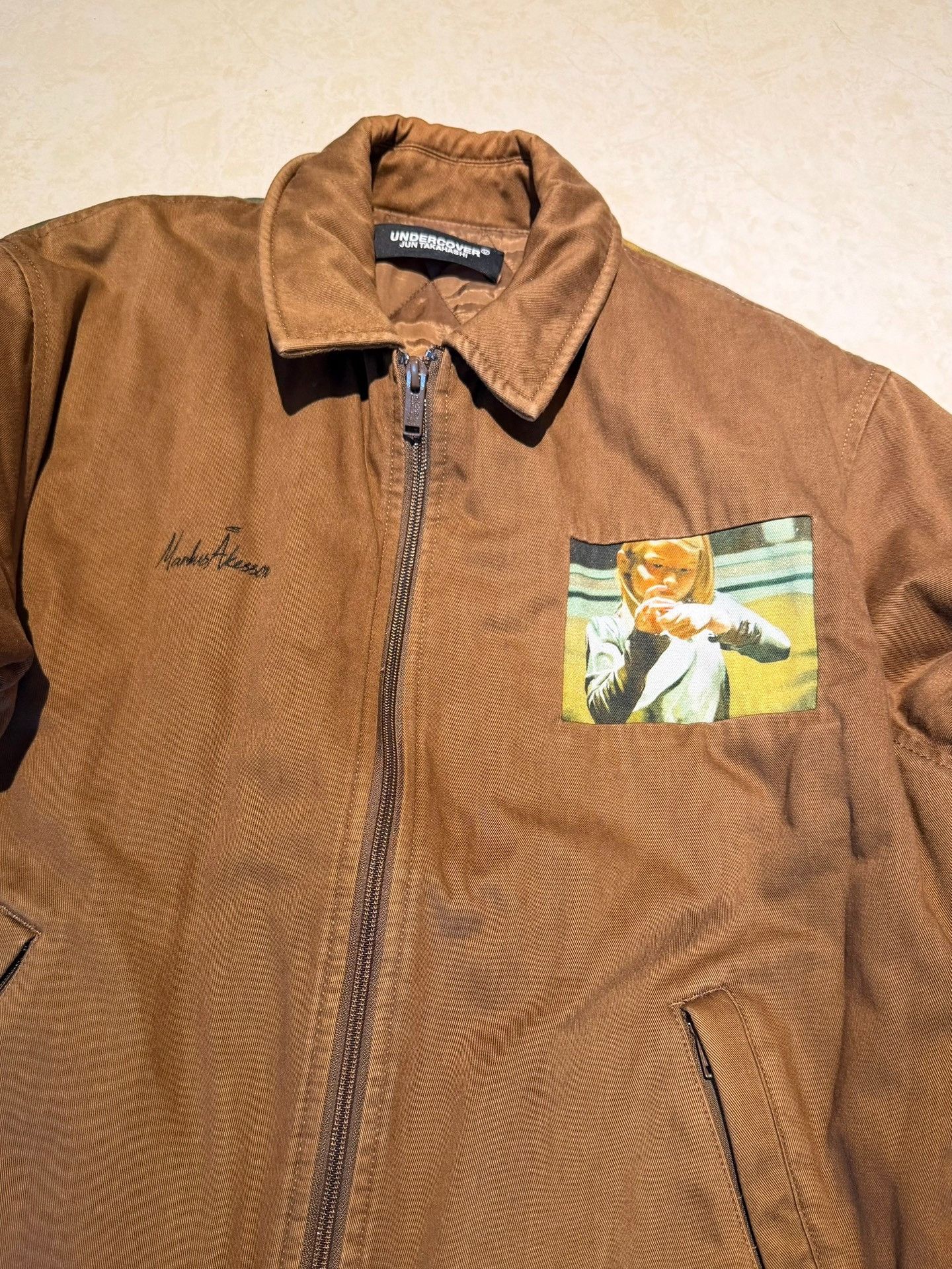 Undercover Undercover x Markus Akesson Painterly Trucker Jacket Size US L / EU 52-54 / 3 - 3 Thumbnail
