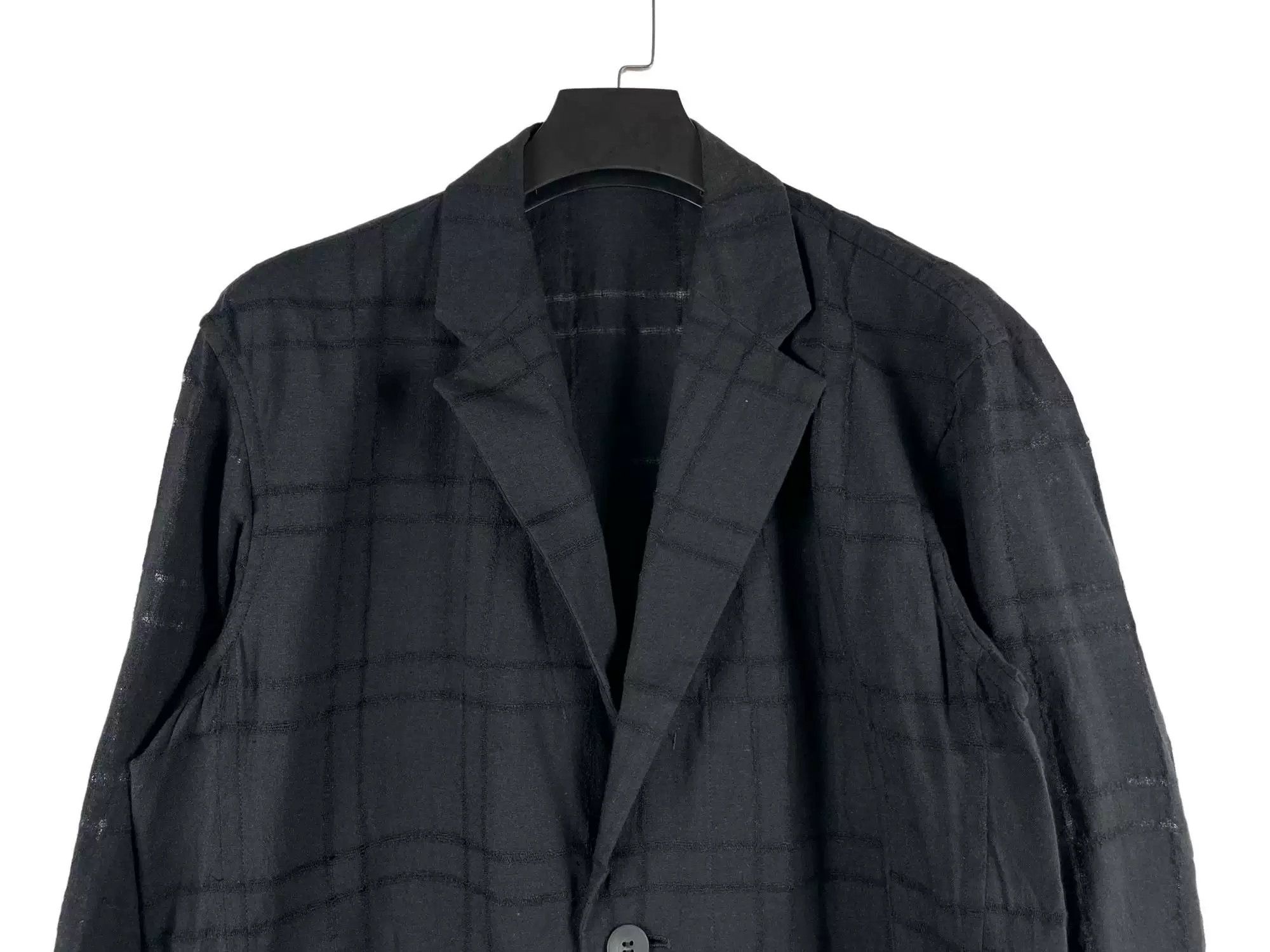 Issey Miyake Issey Miyake Plaid Structured Blazer Size US XL / EU 56 / 4 - 3 Thumbnail