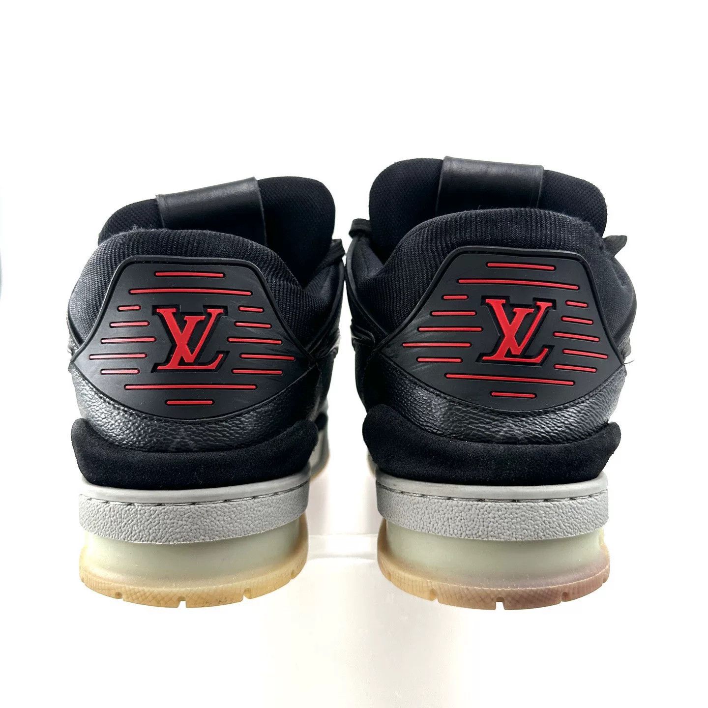 Louis Vuitton Louis Vuitton Trainer Black High-Top Sneakers Size US 9 / EU 42 - 3 Thumbnail