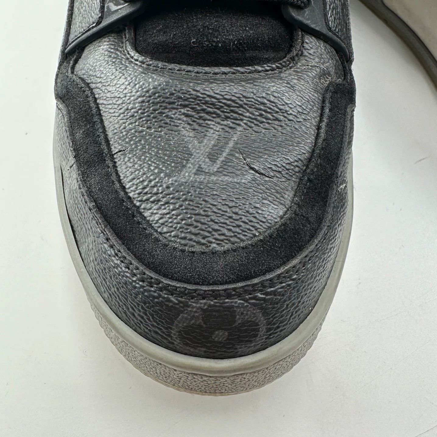 Louis Vuitton Louis Vuitton Trainer Black High-Top Sneakers Size US 9 / EU 42 - 7 Thumbnail