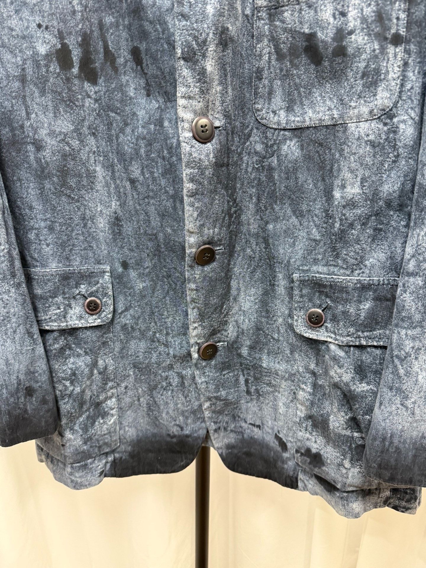 Issey Miyake Issey Miyake 94AW Frosty Pleated Jacket Size US XL / EU 56 / 4 - 5 Thumbnail