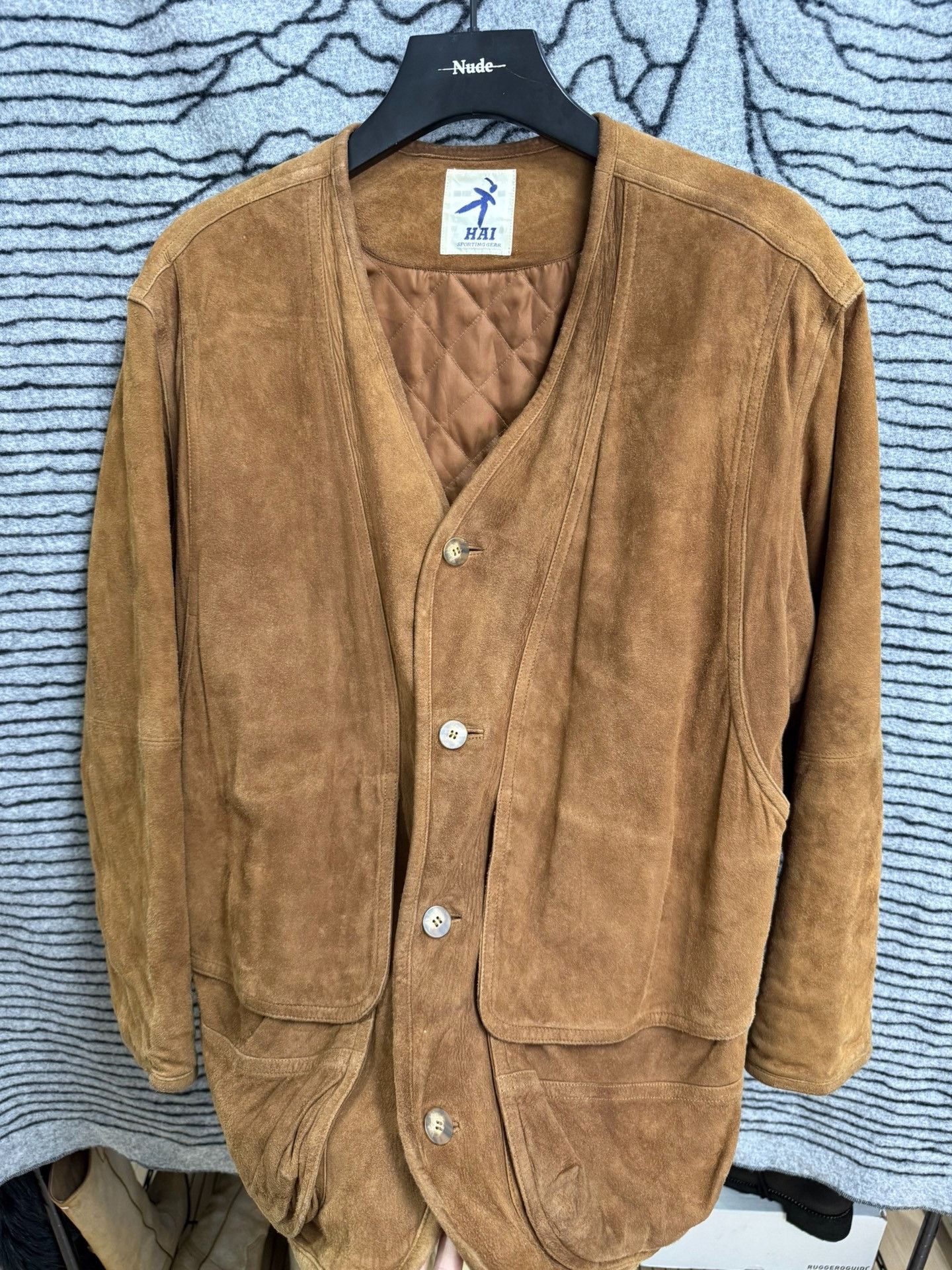 Issey Miyake Issey Miyake Hai Sport Suede Robe Jacket Size US XXL / EU 58 / 5 - 5 Thumbnail
