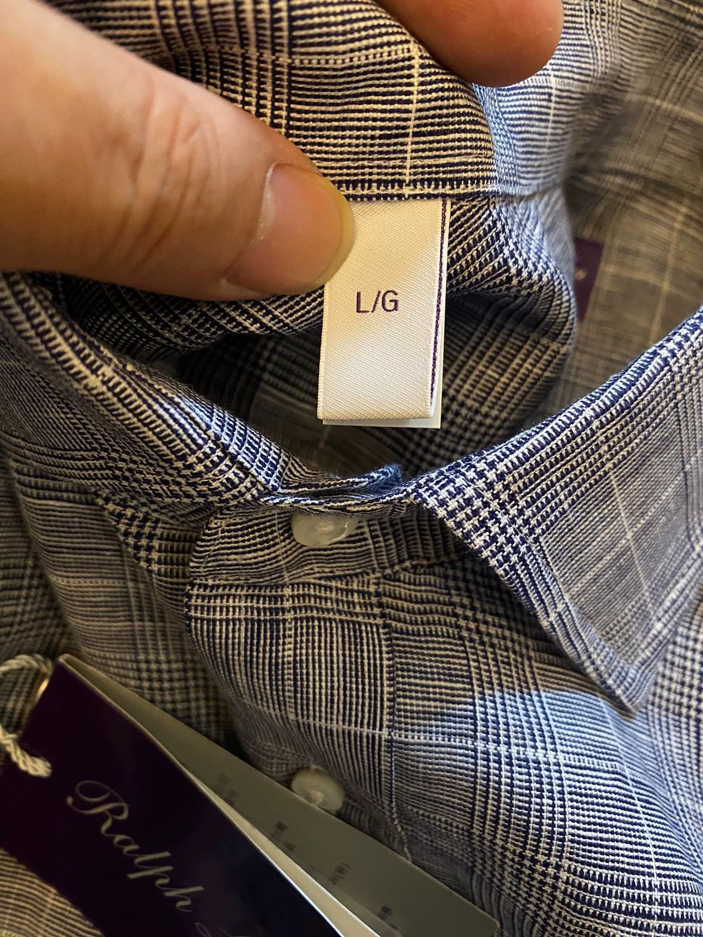 Ralph Lauren Purple Label Ralph Lauren Purple Label Linen Shirt Size US L / EU 52-54 / 3 - 5 Thumbnail