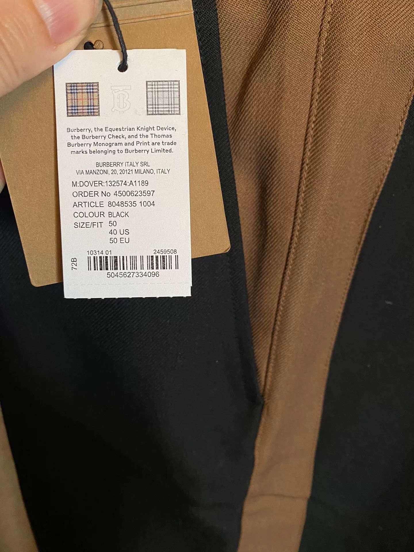 Burberry Burberry Wool Thick Casual Trousers Size US 34 / EU 50 - 4 Thumbnail