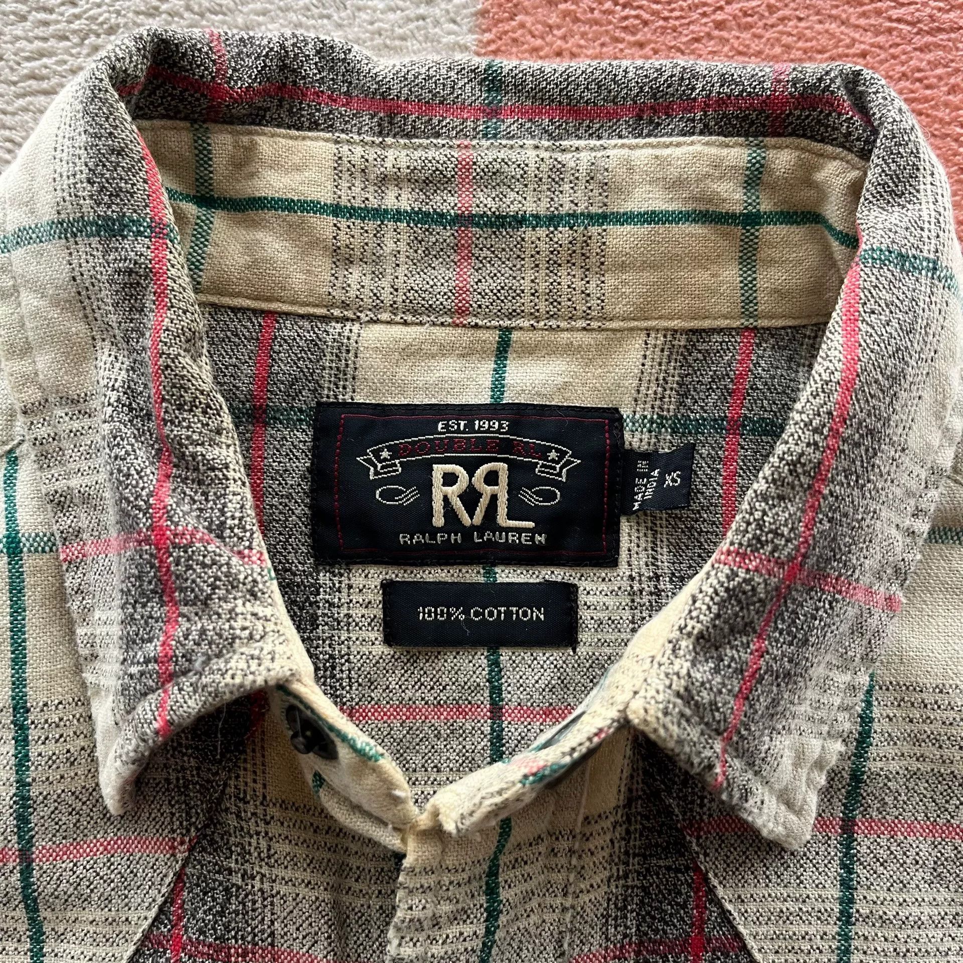 RRL Ralph Lauren RRL Plaid Western Shirt Size US XS / EU 42 / 0 - 4 Thumbnail