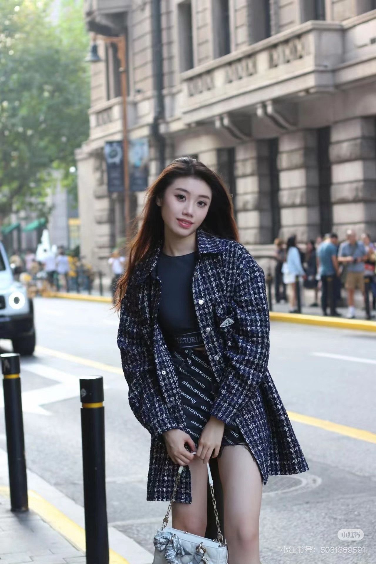 Lanvin Lanvin Black White Check Tweed Coat Size M / US 6-8 / IT 42-44 - 8 Thumbnail